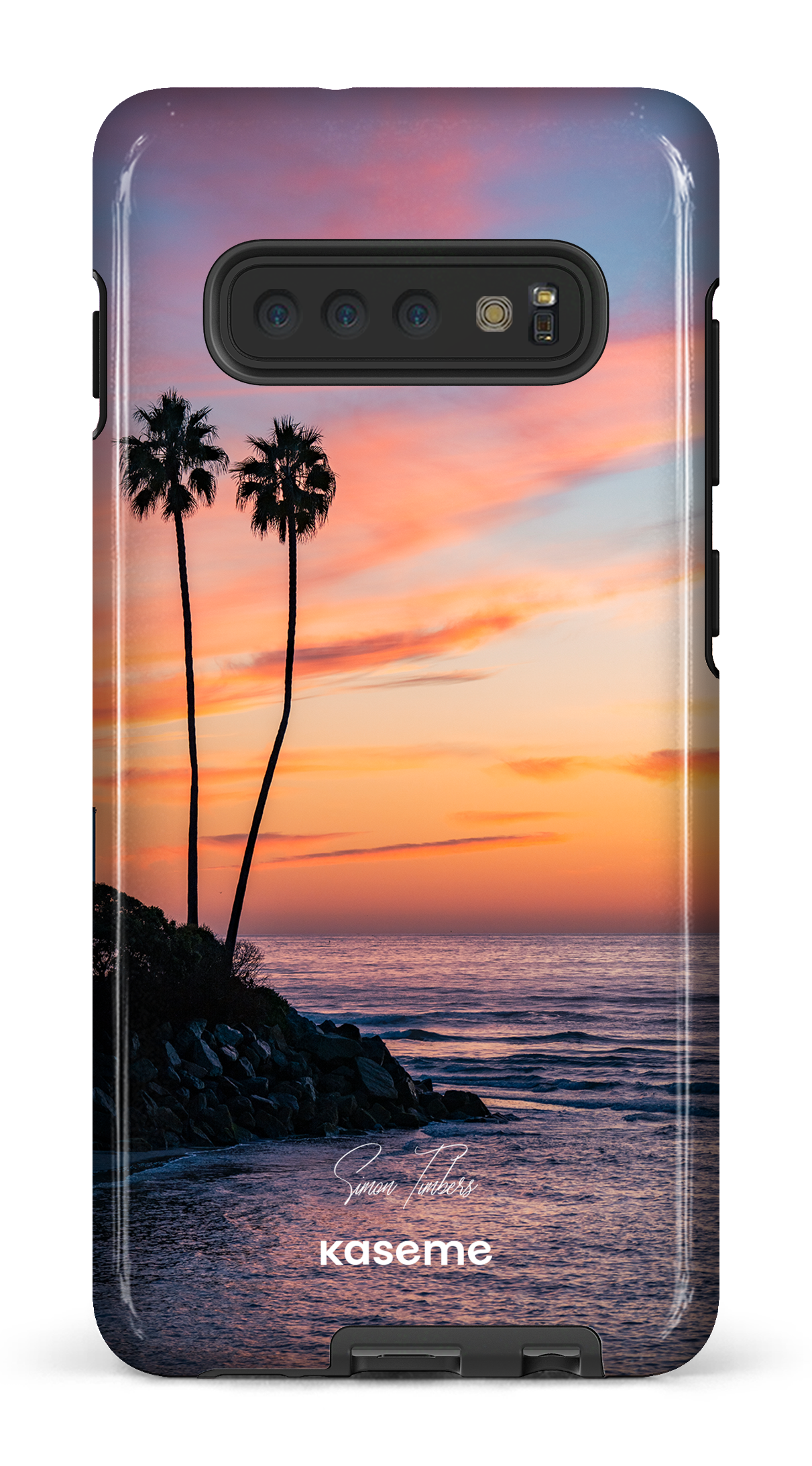 Sunset Palms by Simon Timbers - Galaxy S10 Plus
