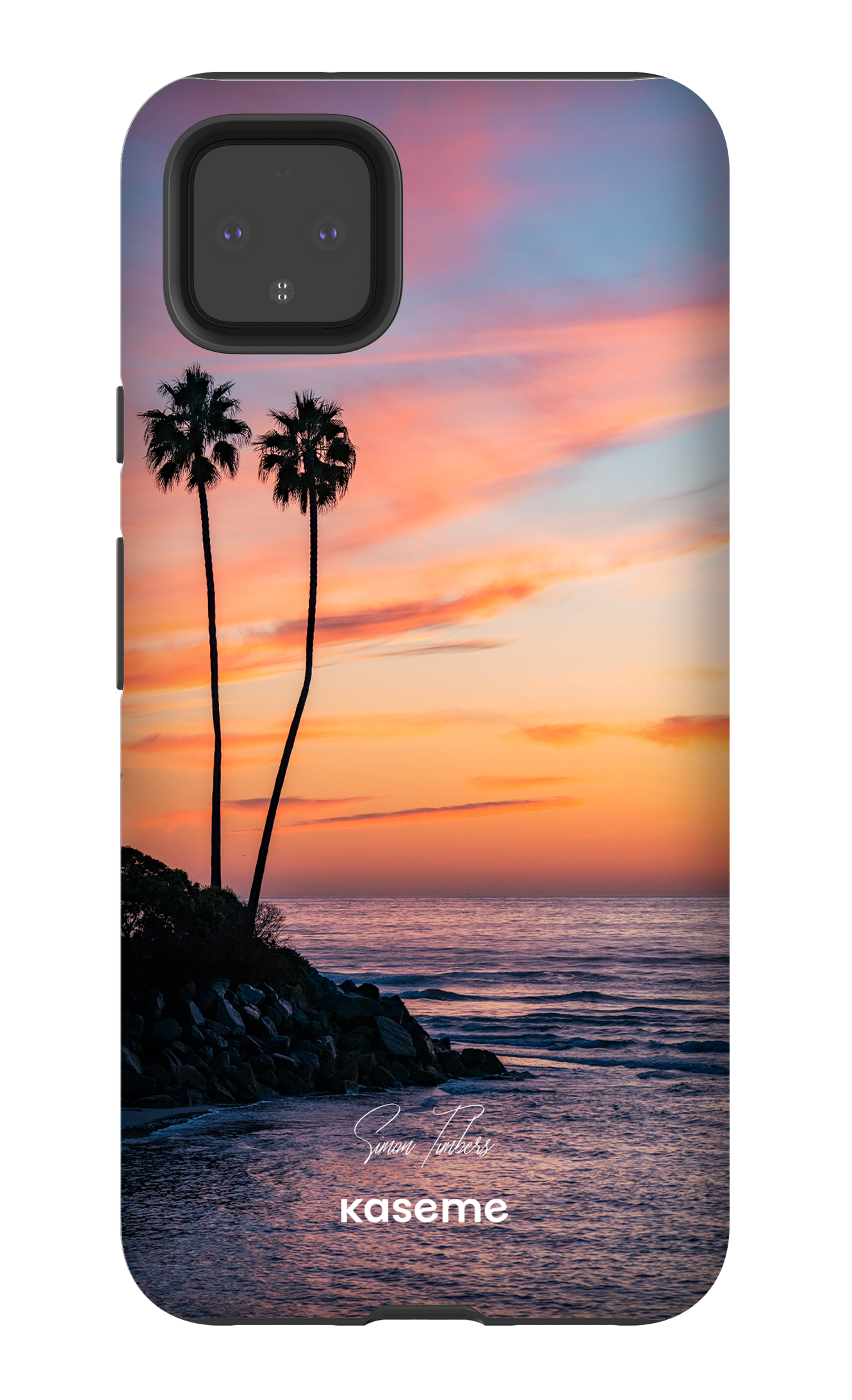 Sunset Palms by Simon Timbers - Google Pixel 4 XL
