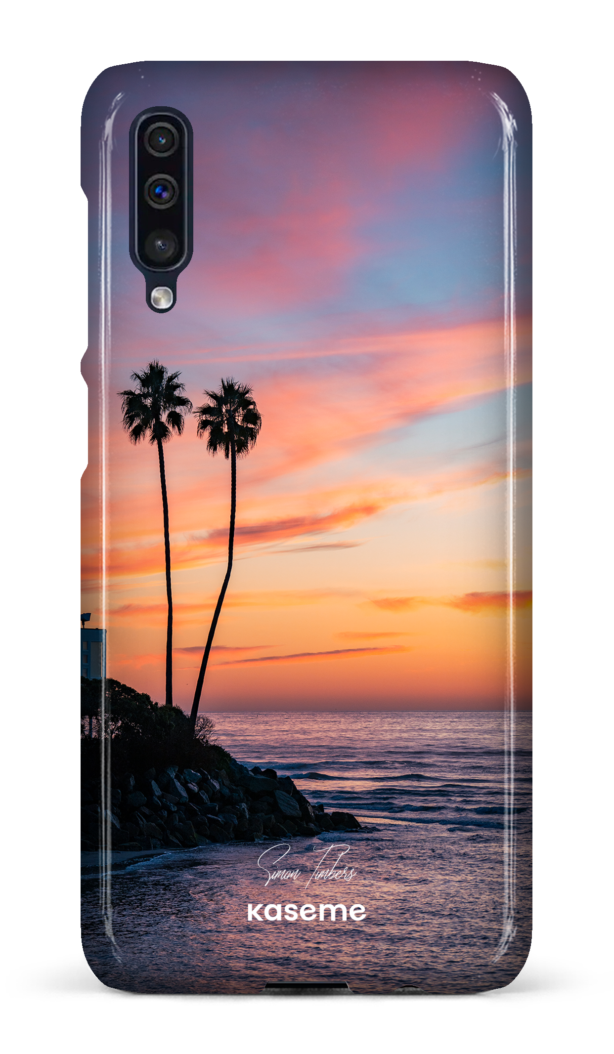 Sunset Palms by Simon Timbers - Galaxy A50