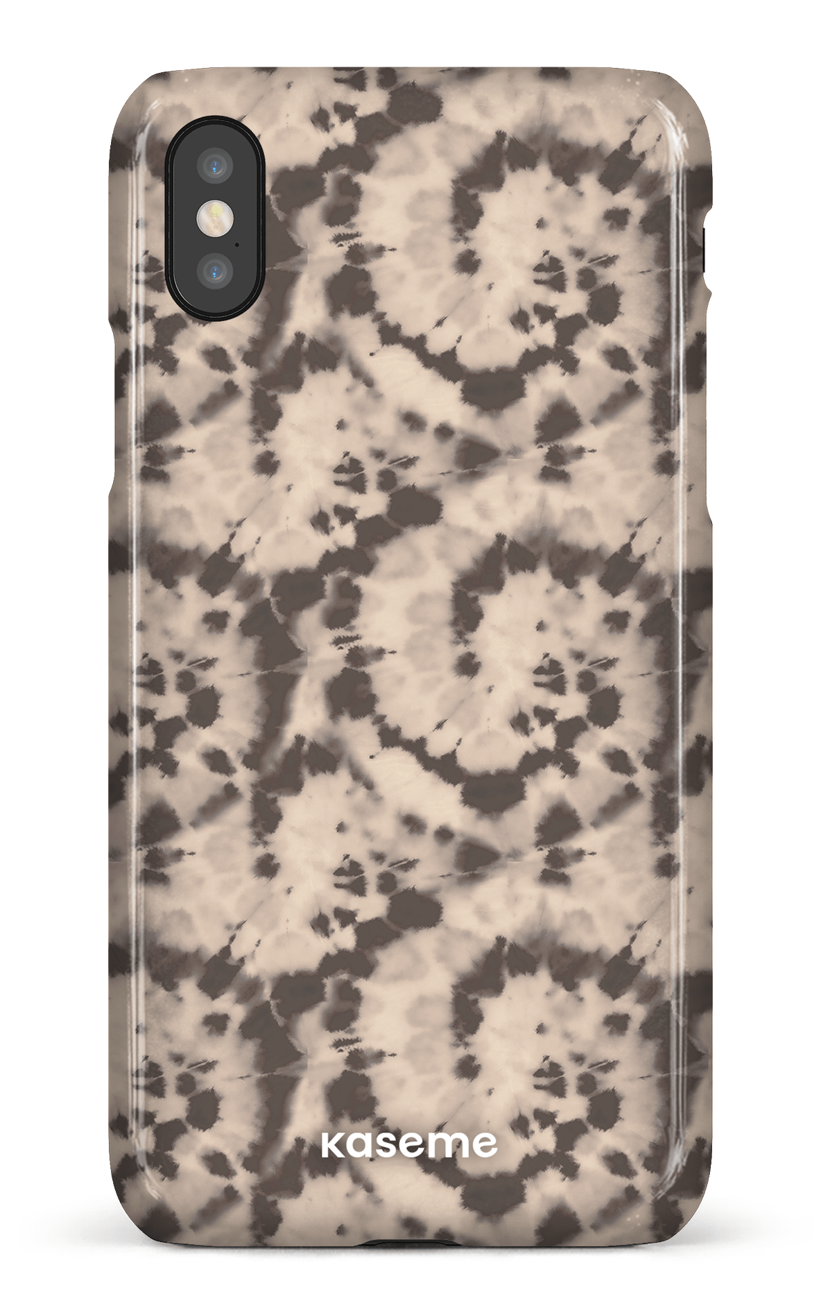 Groovy Swirls Brown - iPhone X/Xs