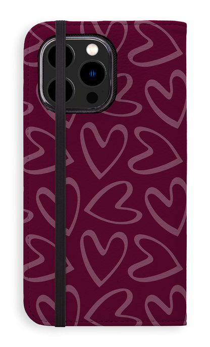 Heart beat - Folio Case - iPhone 15 Pro Max