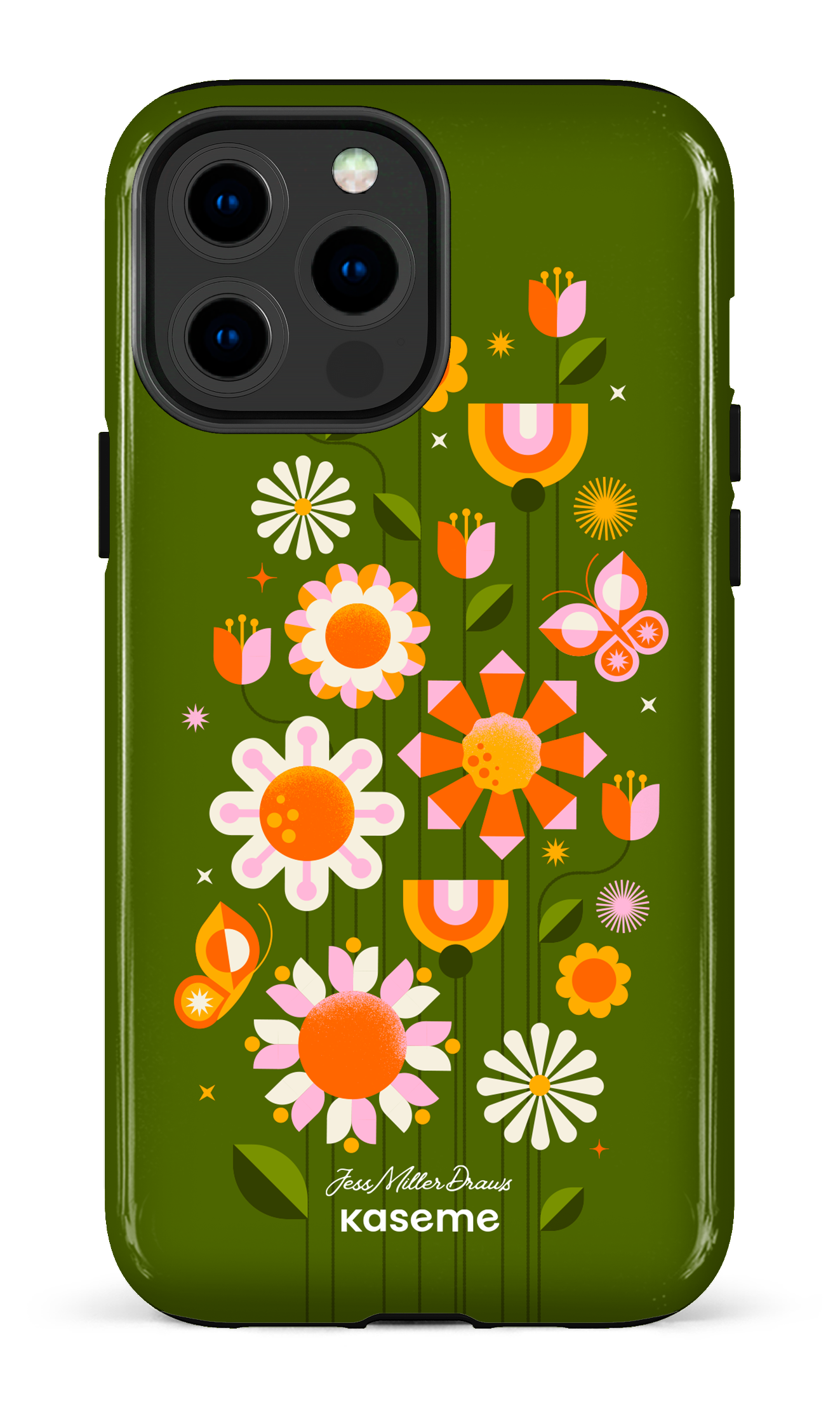 Summer Garden Green by Jessica Miller - iPhone 13 Pro Max