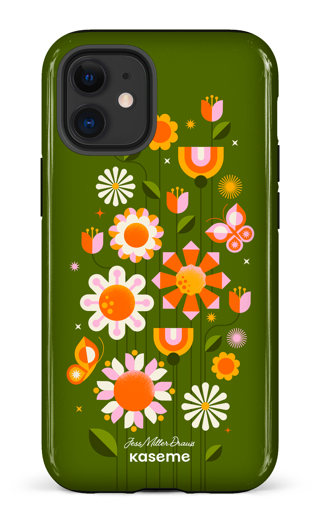 Summer Garden Green by Jessica Miller - iPhone 12 Mini