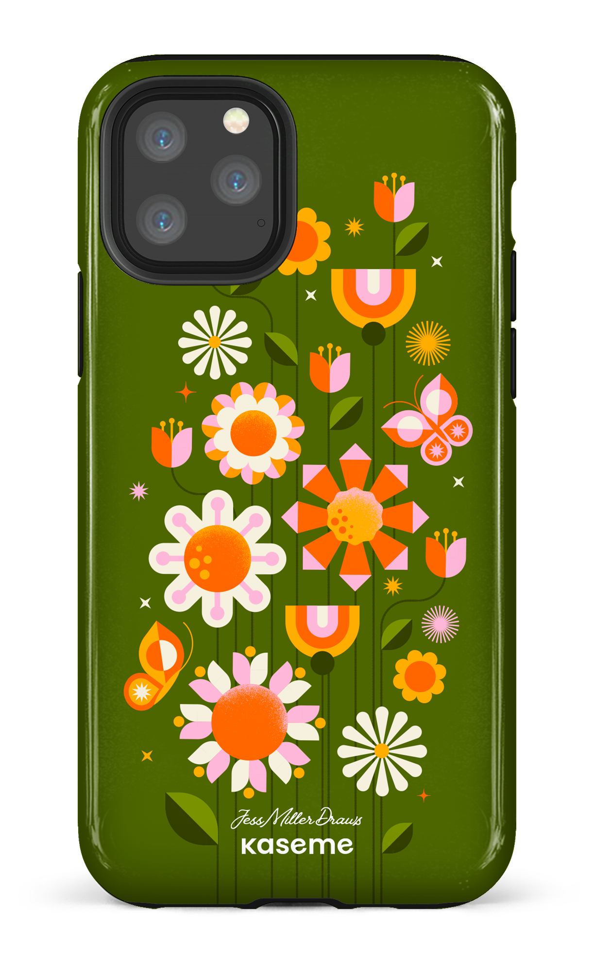 Summer Garden Green by Jessica Miller - iPhone 11 Pro
