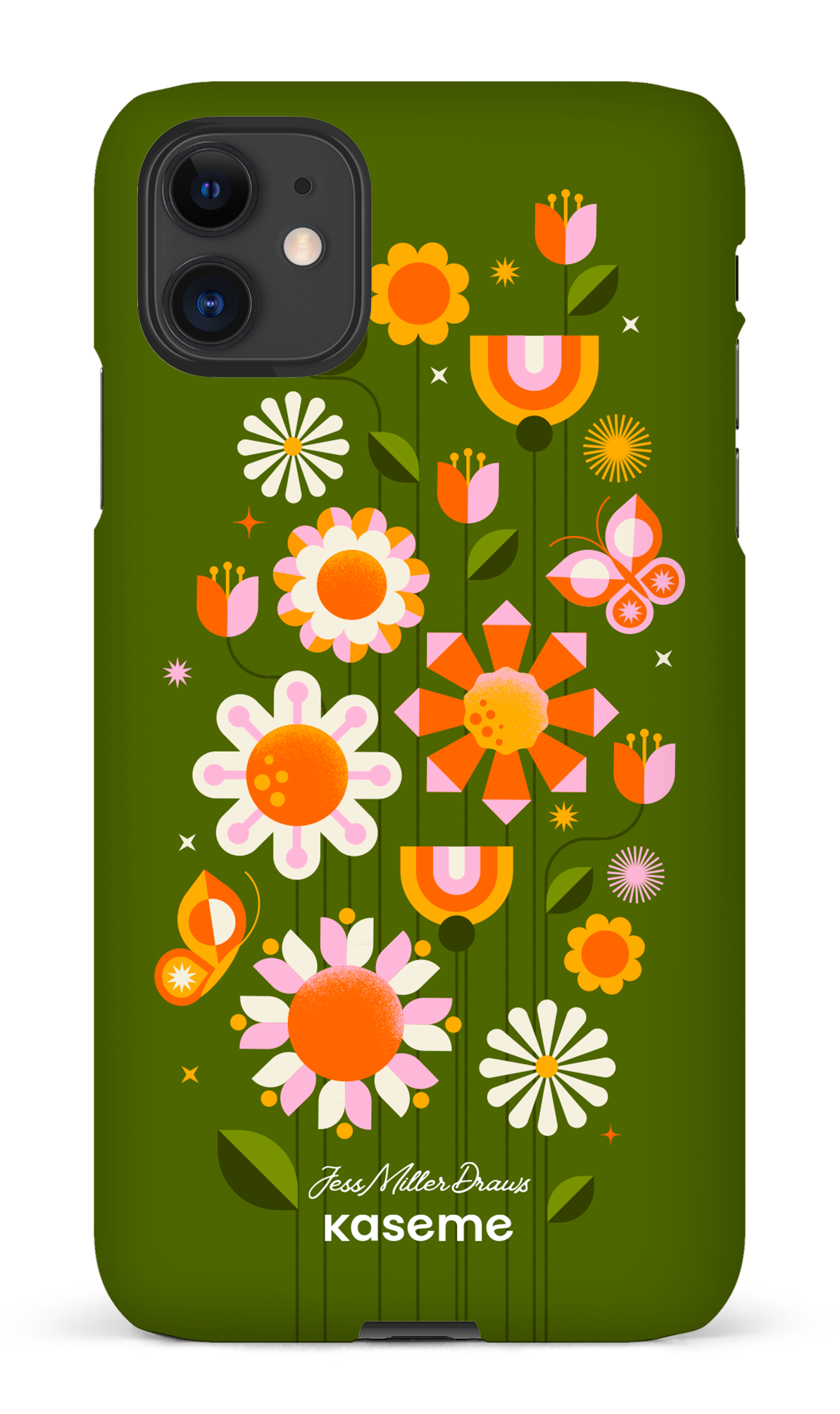 Summer Garden Green by Jessica Miller - iPhone 11