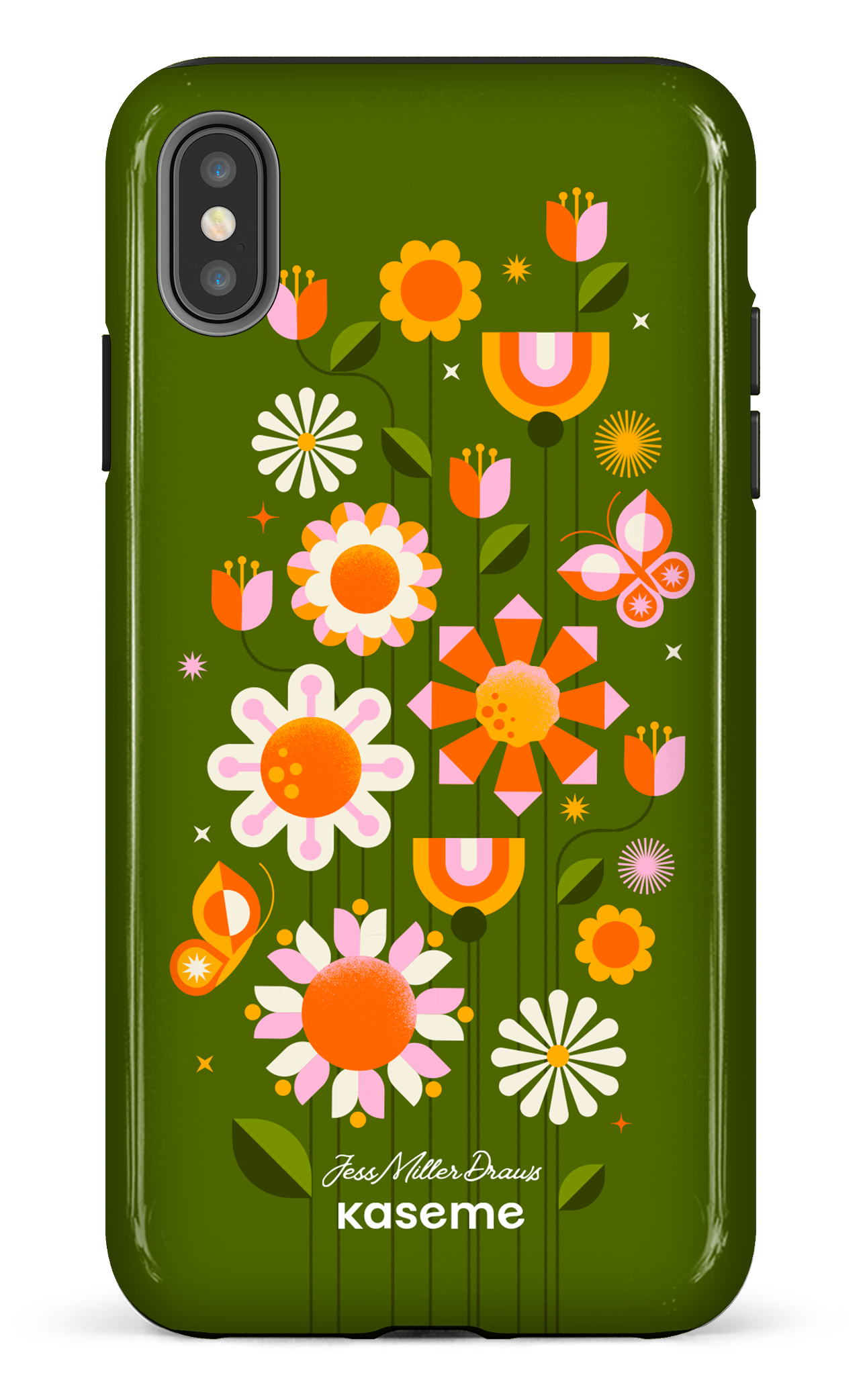 Summer Garden Green by Jessica Miller - iPhone XS Max