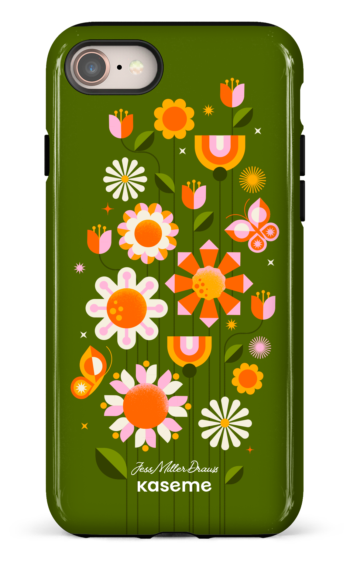 Summer Garden Green by Jessica Miller - iPhone SE 2020 / 2022