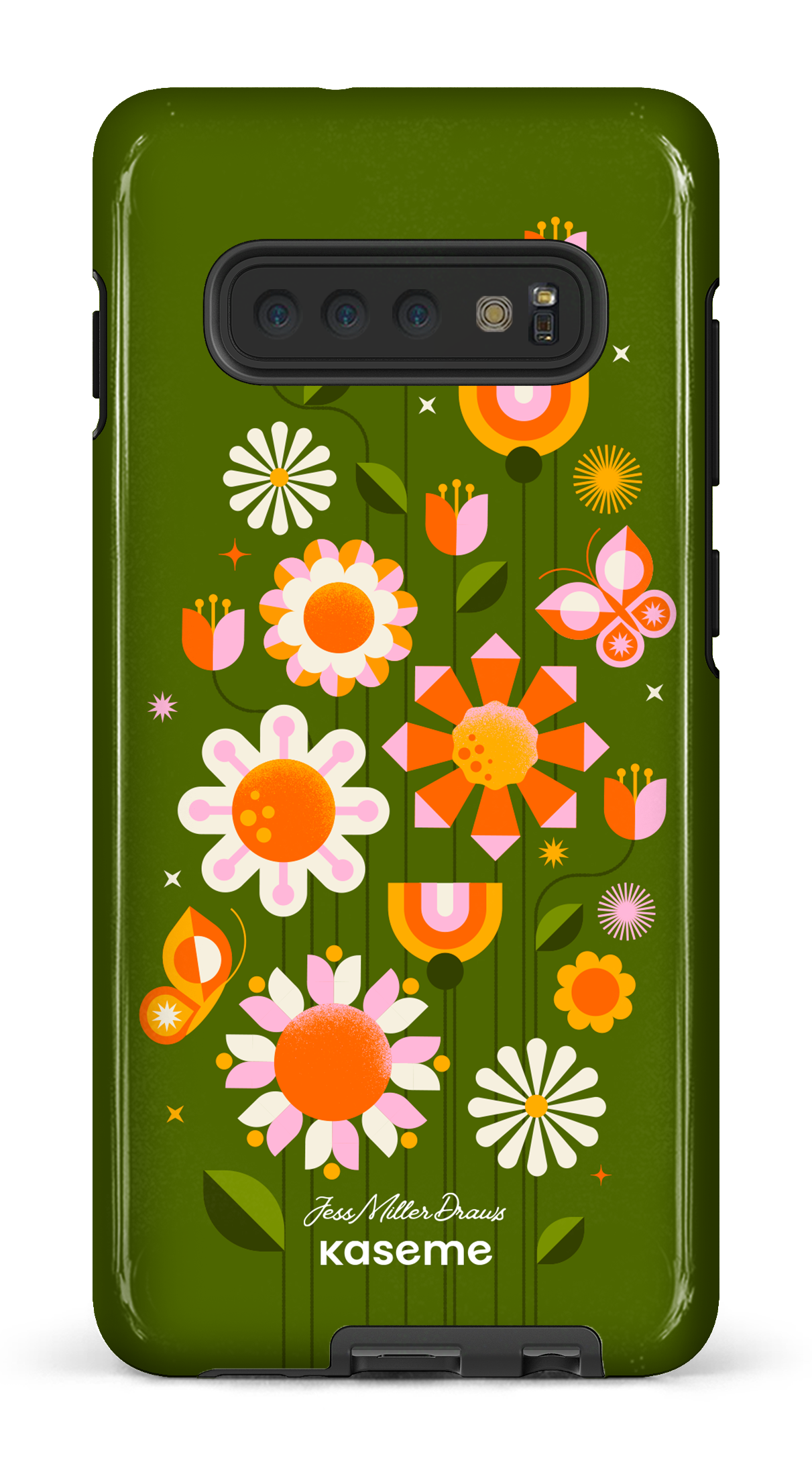 Summer Garden Green by Jessica Miller - Galaxy S10 Plus
