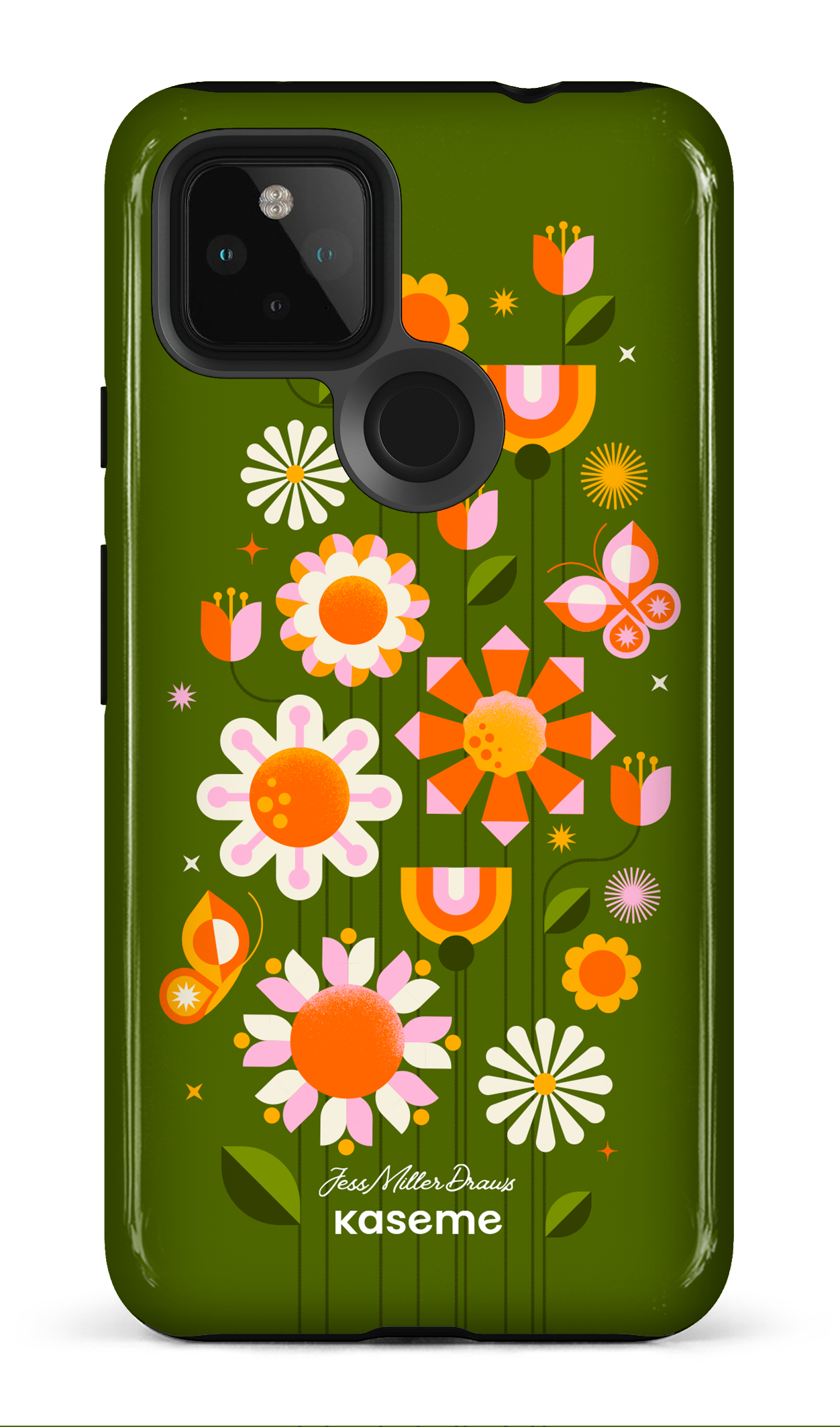 Summer Garden Green by Jessica Miller - Google Pixel 4A (5G)