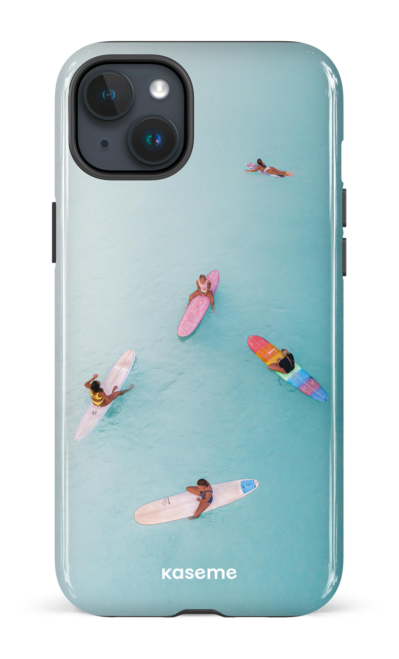 Surfer Girls by Ben Mackay - iPhone 15 Plus