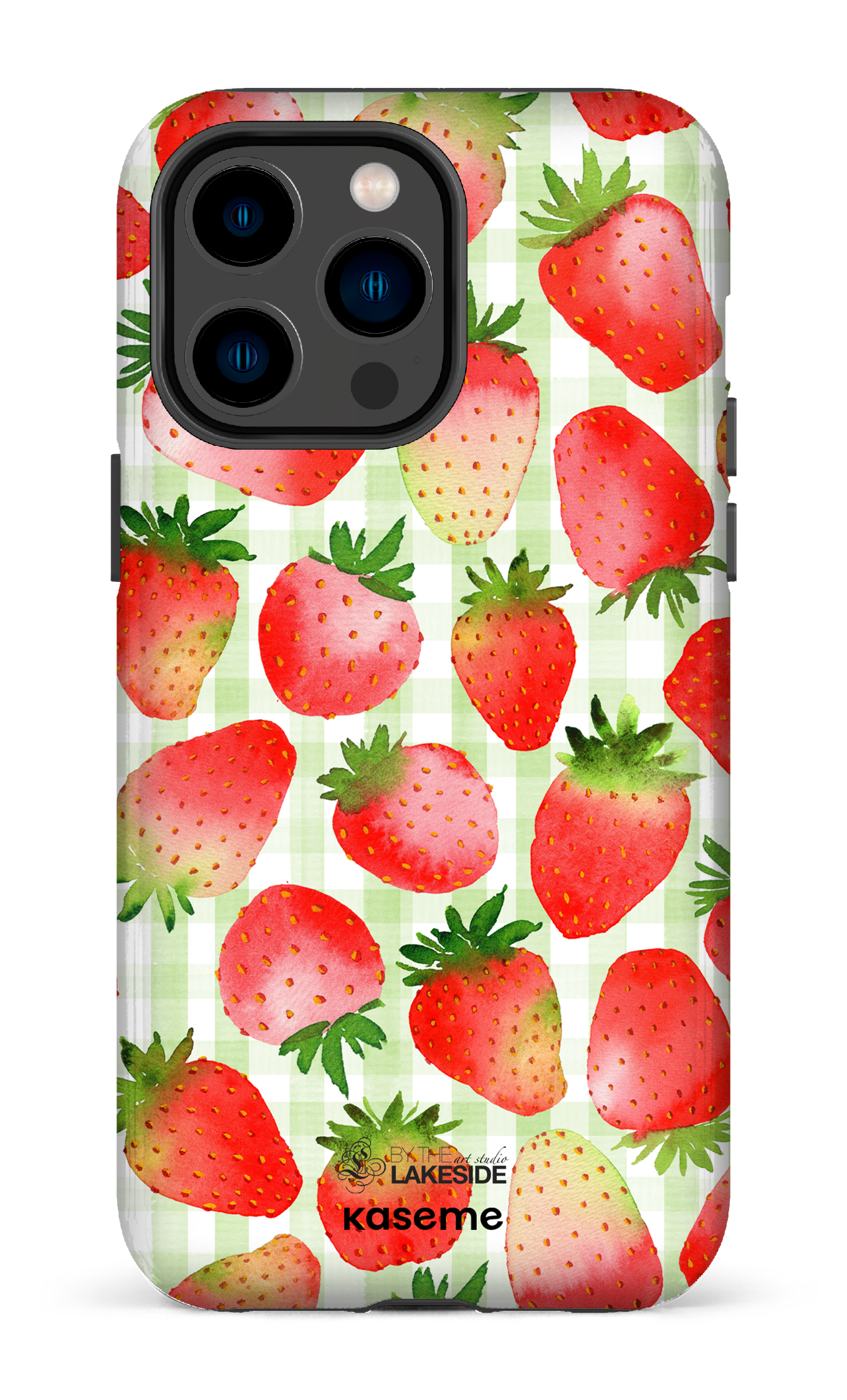 Strawberry Fields Green by Pooja Umrani - iPhone 14 Pro Max