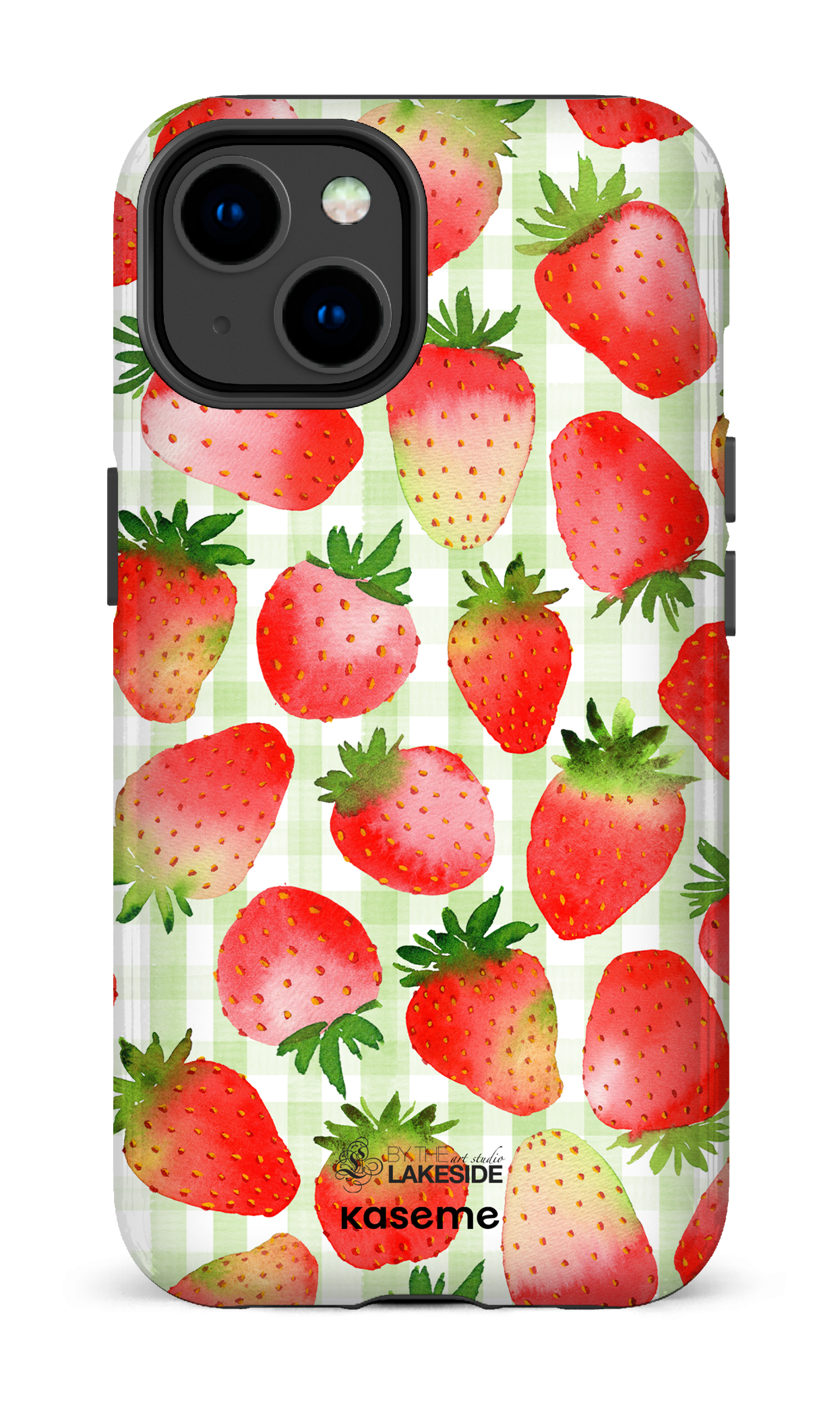 Strawberry Fields Green by Pooja Umrani - iPhone 14
