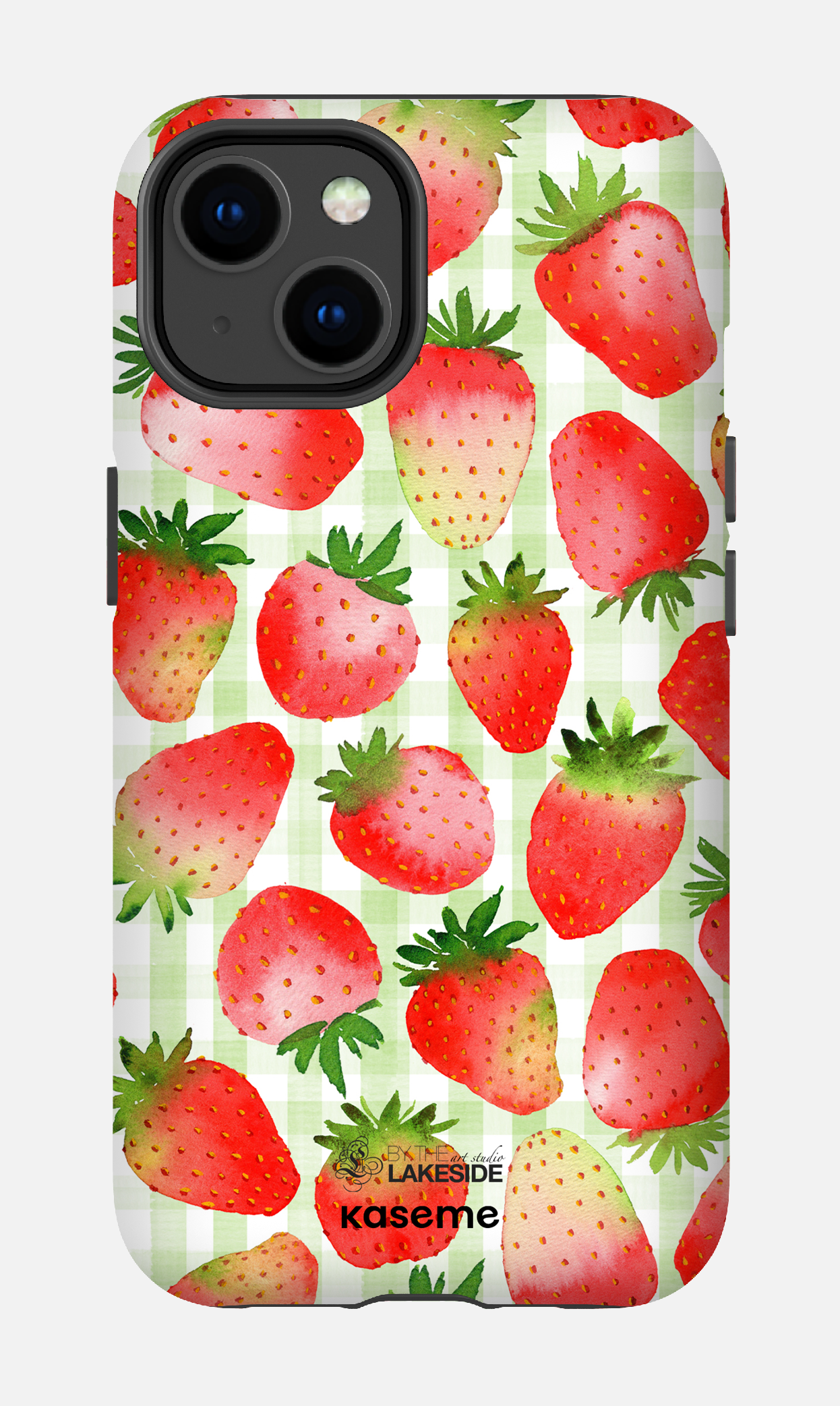 Strawberry Fields Green by Pooja Umrani - iPhone 14