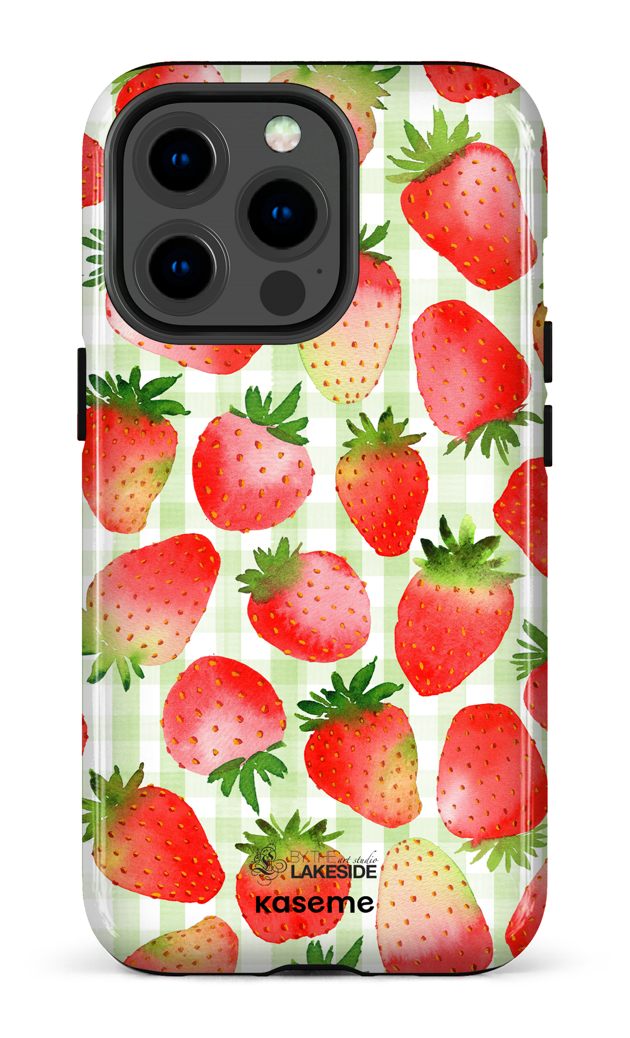Strawberry Fields Green by Pooja Umrani - iPhone 13 Pro