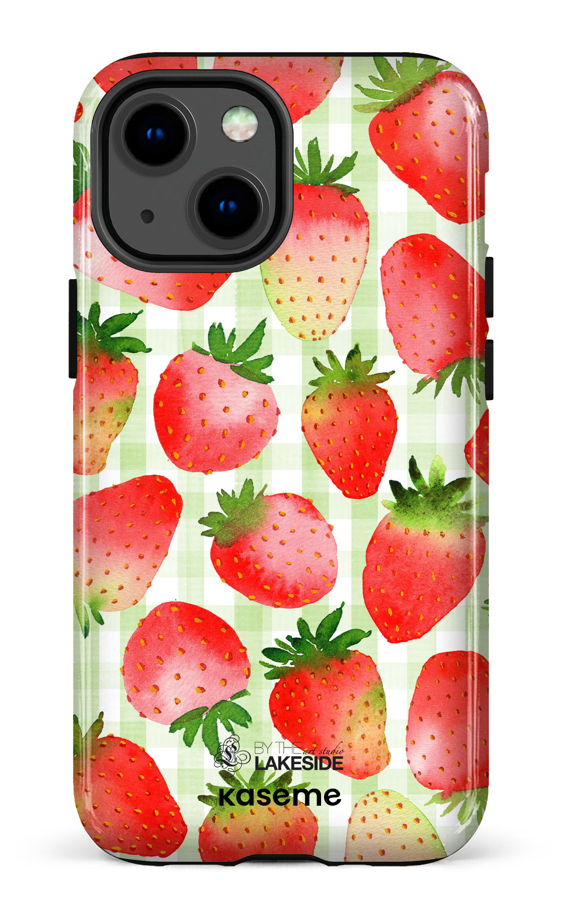 Strawberry Fields Green by Pooja Umrani - iPhone 13 Mini