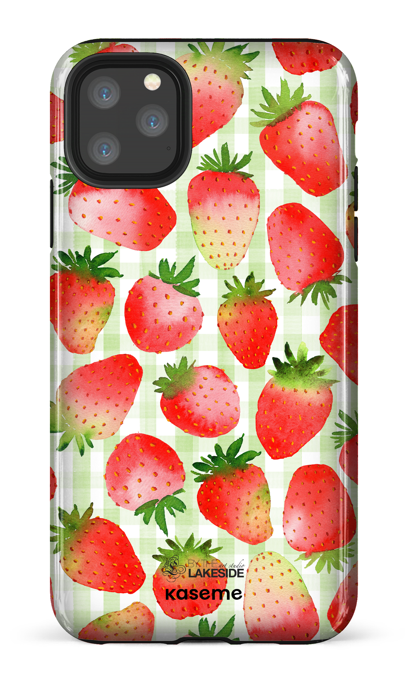 Strawberry Fields Green by Pooja Umrani - iPhone 11 Pro Max