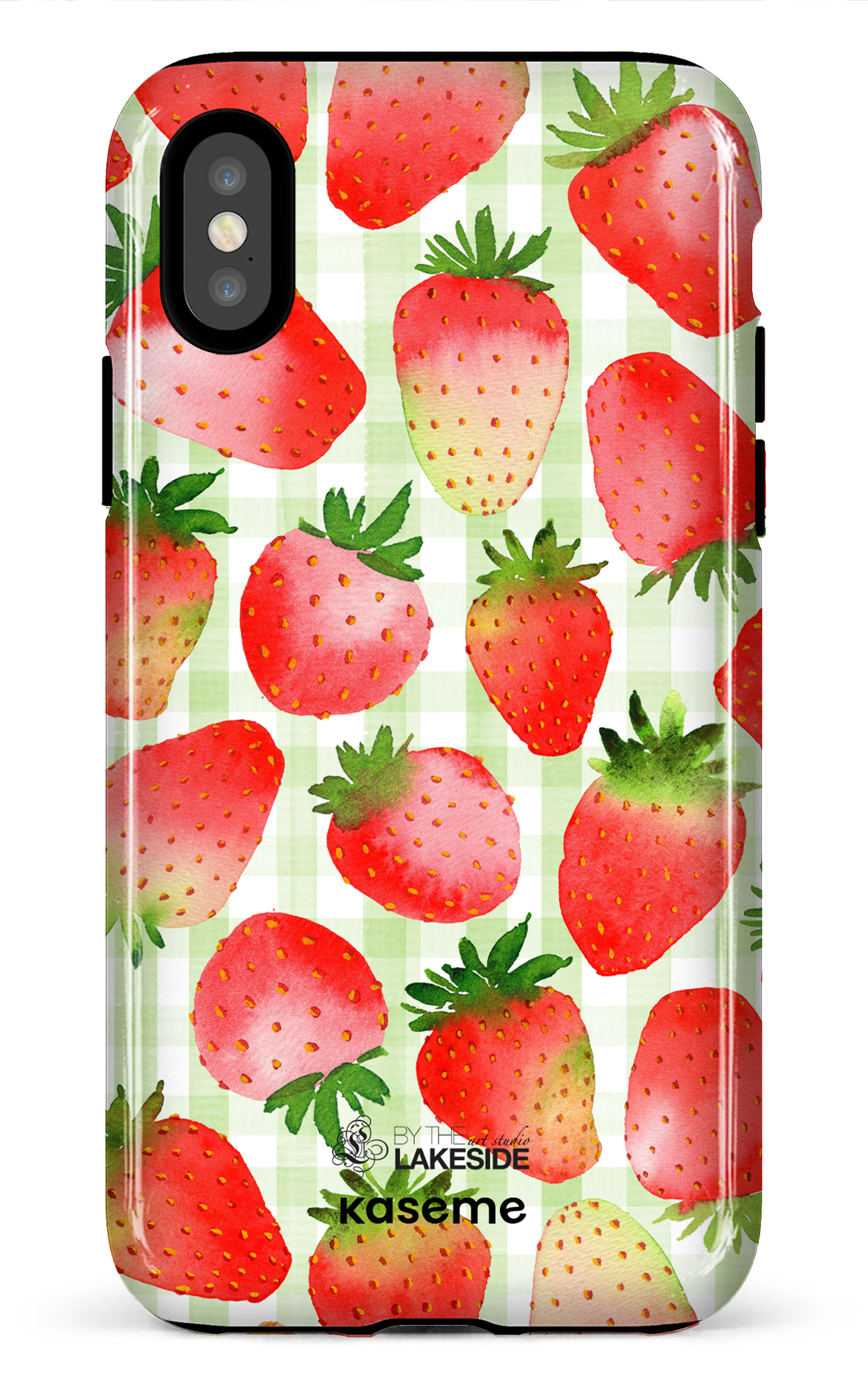 Strawberry Fields Green by Pooja Umrani - iPhone X/Xs