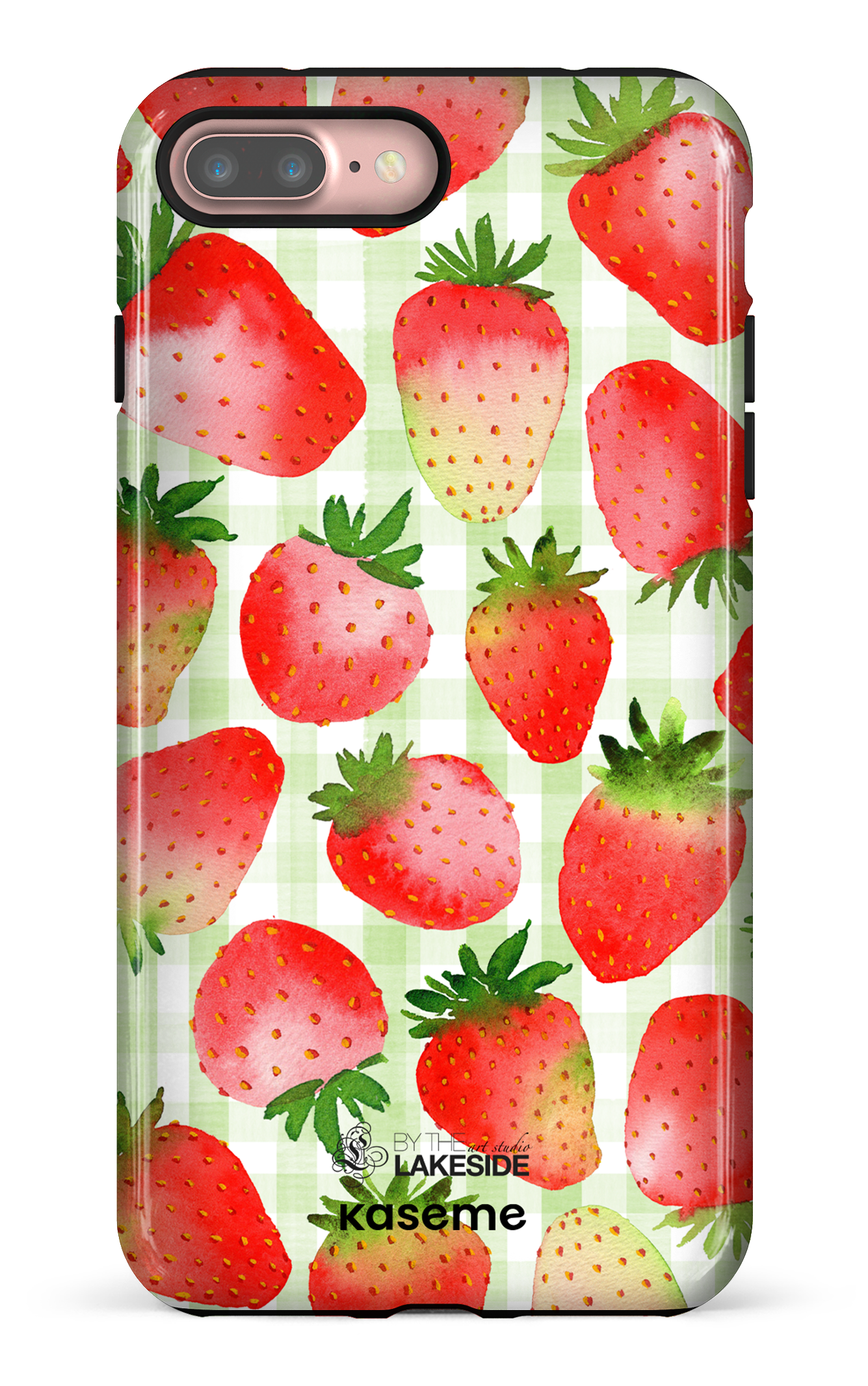 Strawberry Fields Green by Pooja Umrani - iPhone 7 Plus