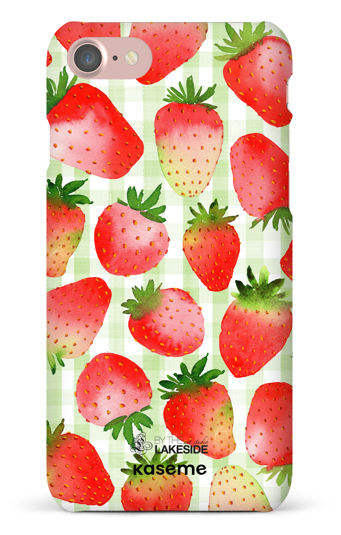 Strawberry Fields Green by Pooja Umrani - iPhone 7