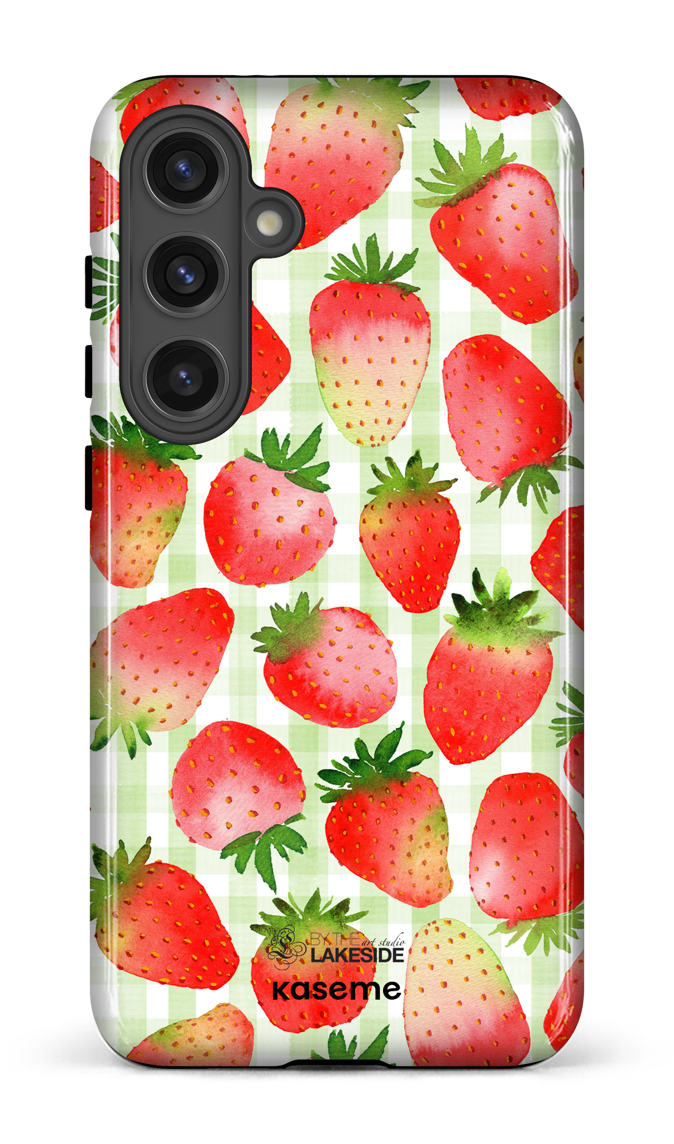 Strawberry Fields Green by Pooja Umrani - Galaxy S24 Plus