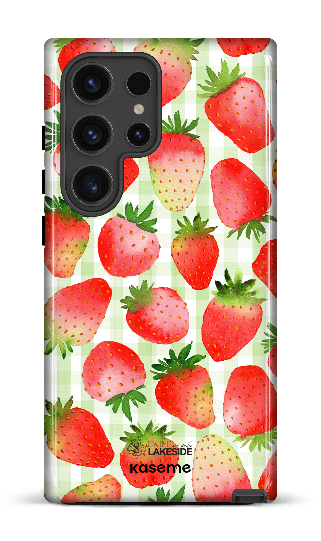 Strawberry Fields Green by Pooja Umrani - Galaxy S24 Ultra