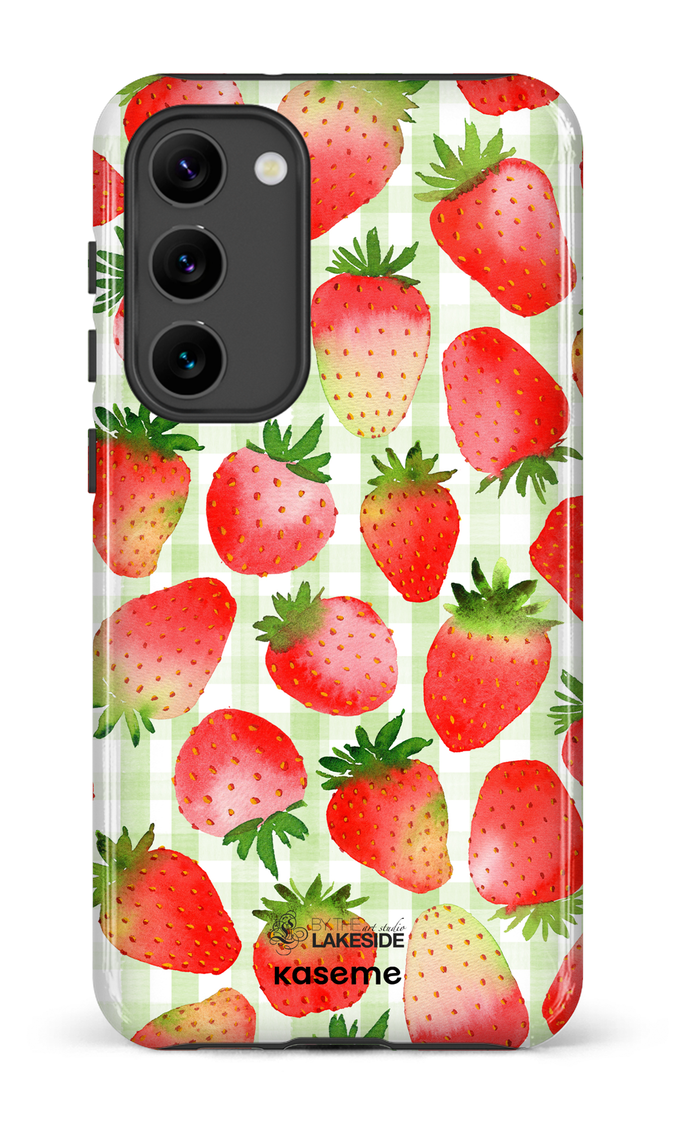 Strawberry Fields Green by Pooja Umrani - Galaxy S23 Plus