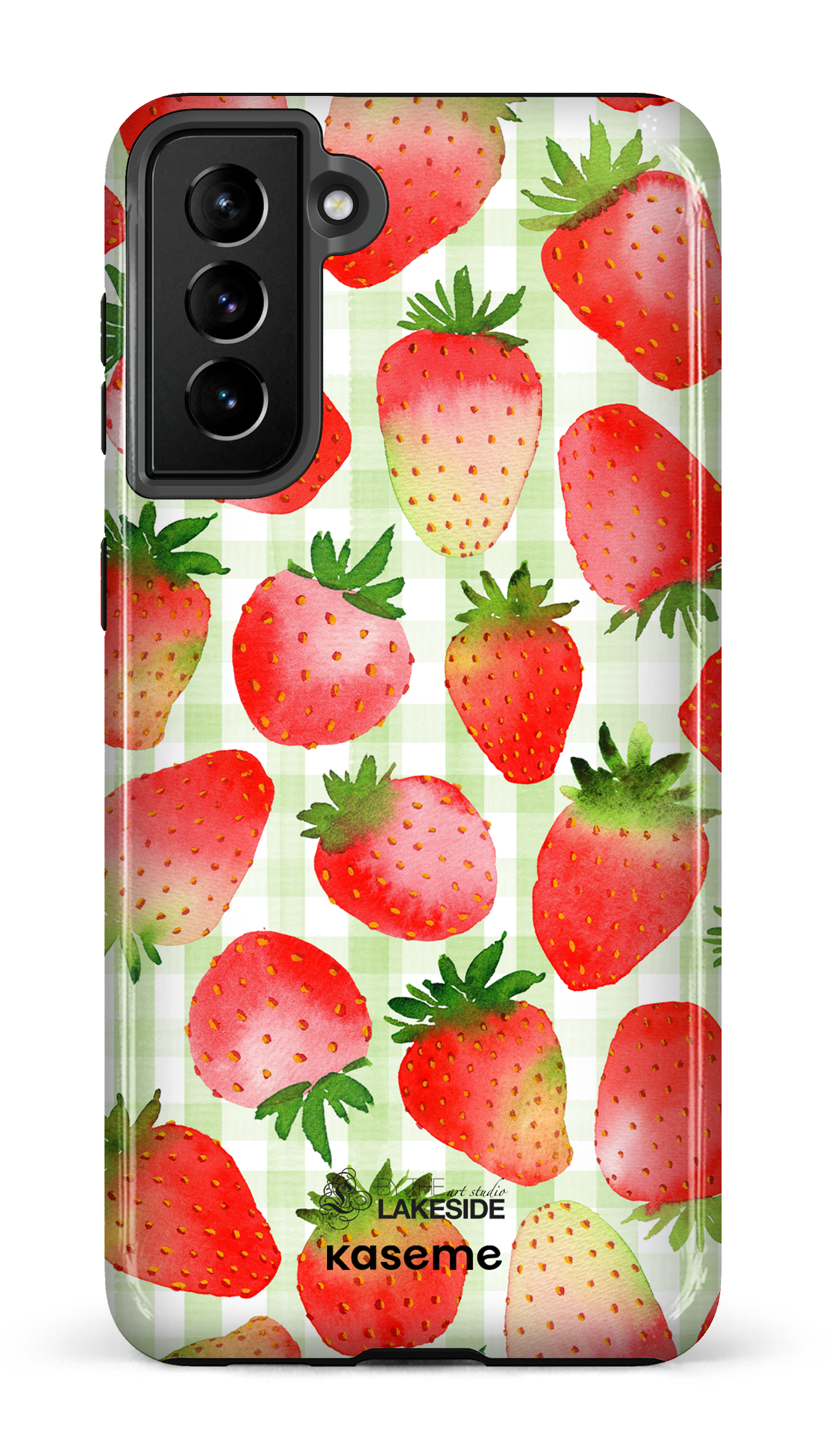 Strawberry Fields Green by Pooja Umrani - Galaxy S21 Plus