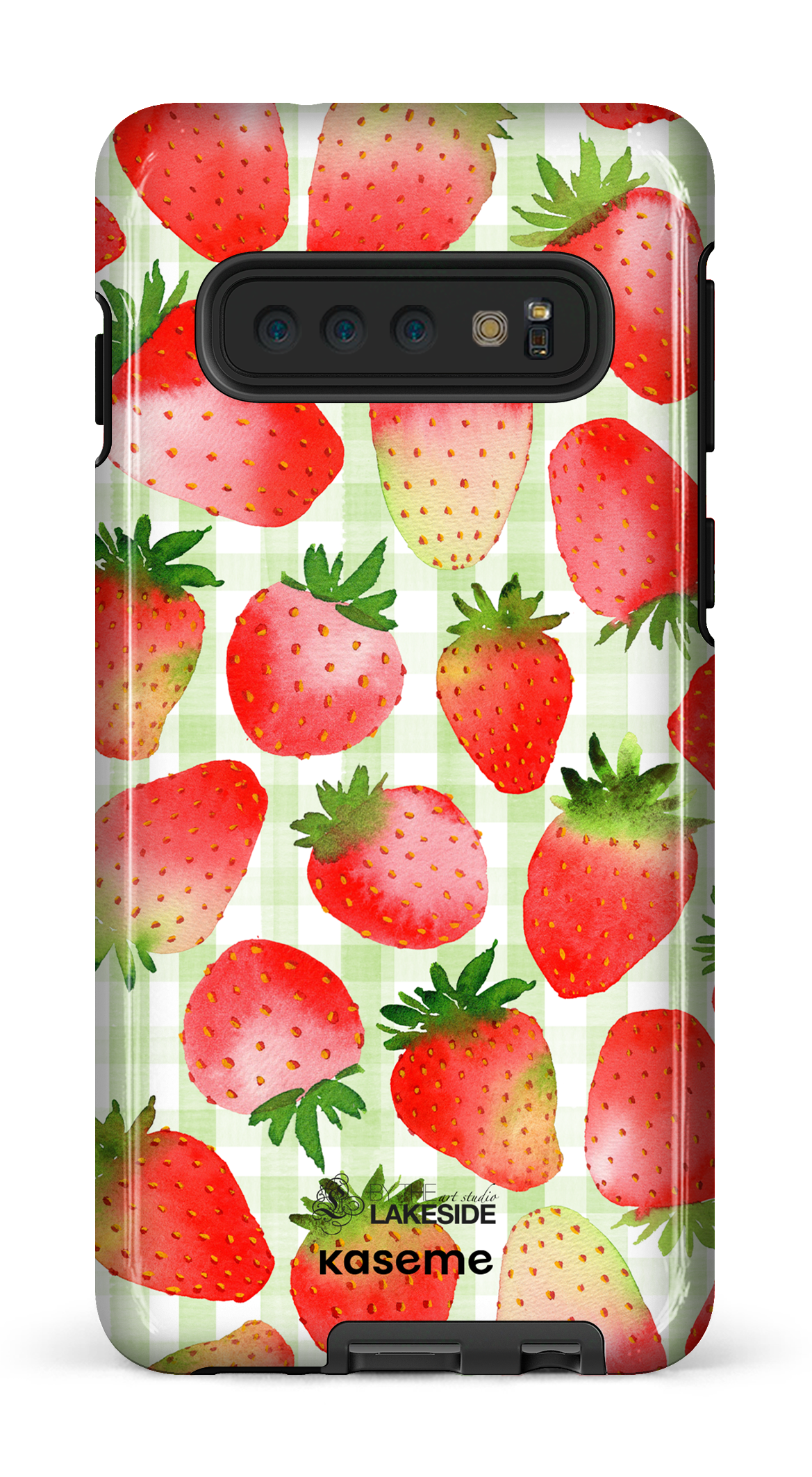 Strawberry Fields Green by Pooja Umrani - Galaxy S10