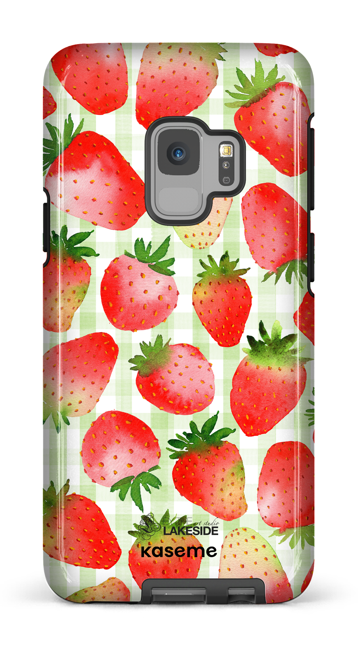 Strawberry Fields Green by Pooja Umrani - Galaxy S9