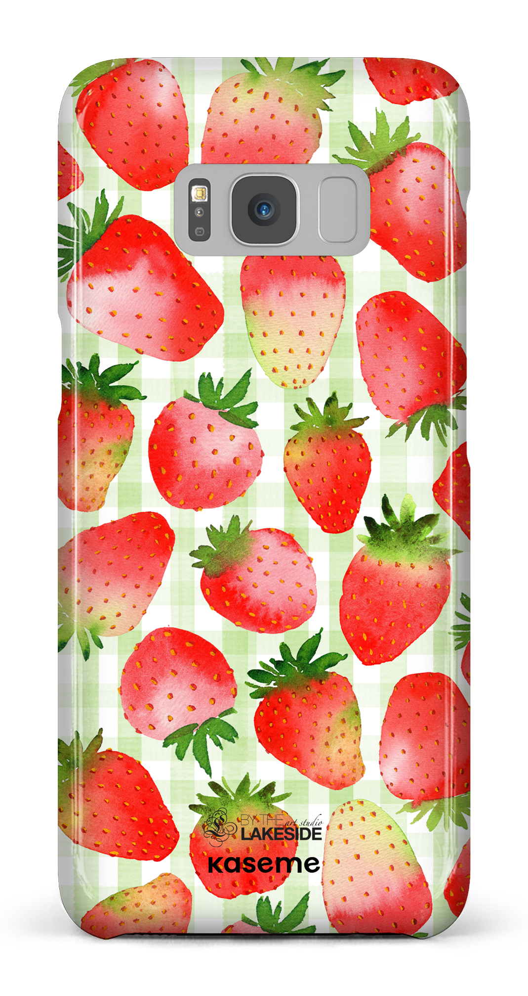 Strawberry Fields Green by Pooja Umrani - Galaxy S8
