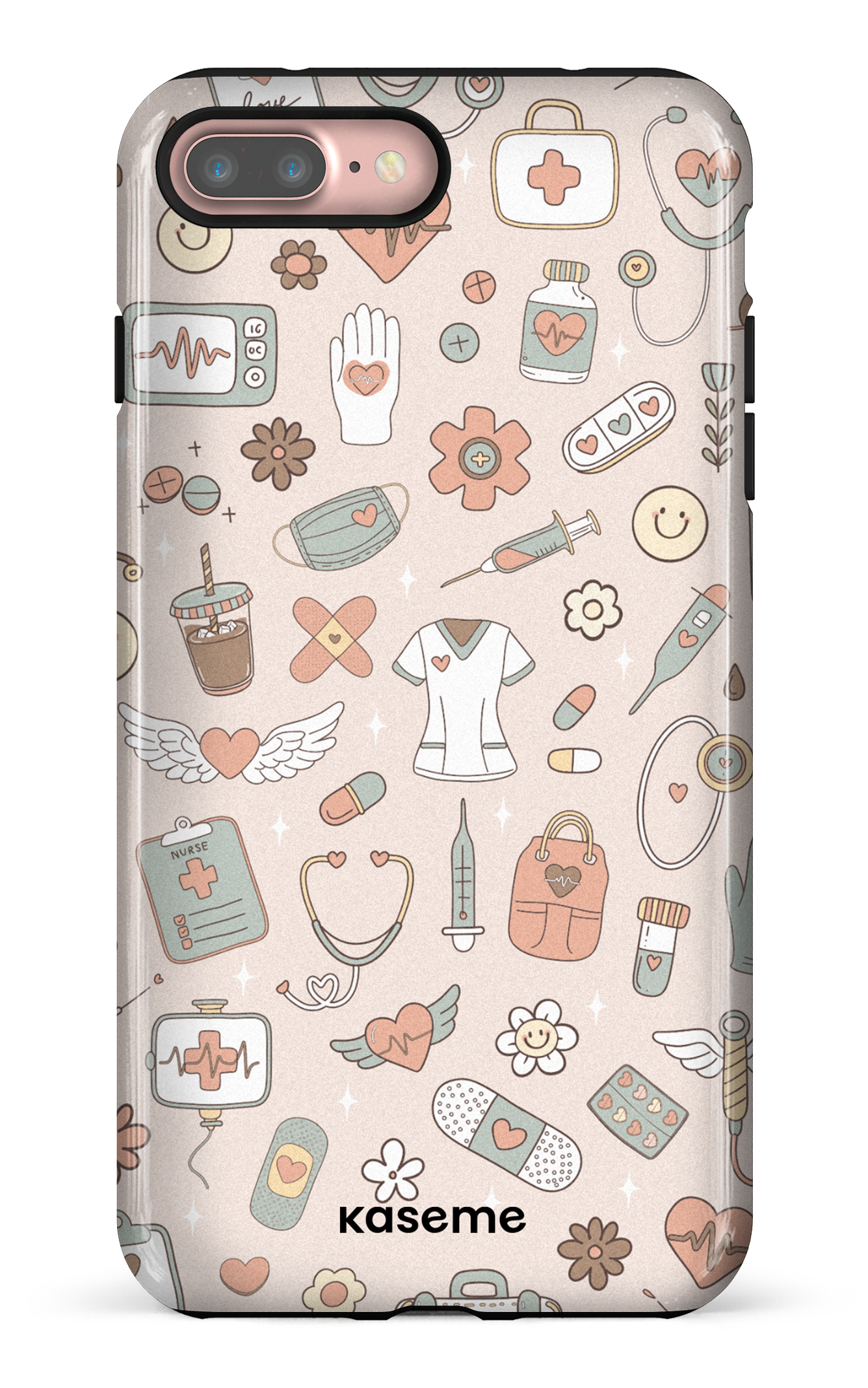 iPhone 7/8 Plus Tough Code Beige -