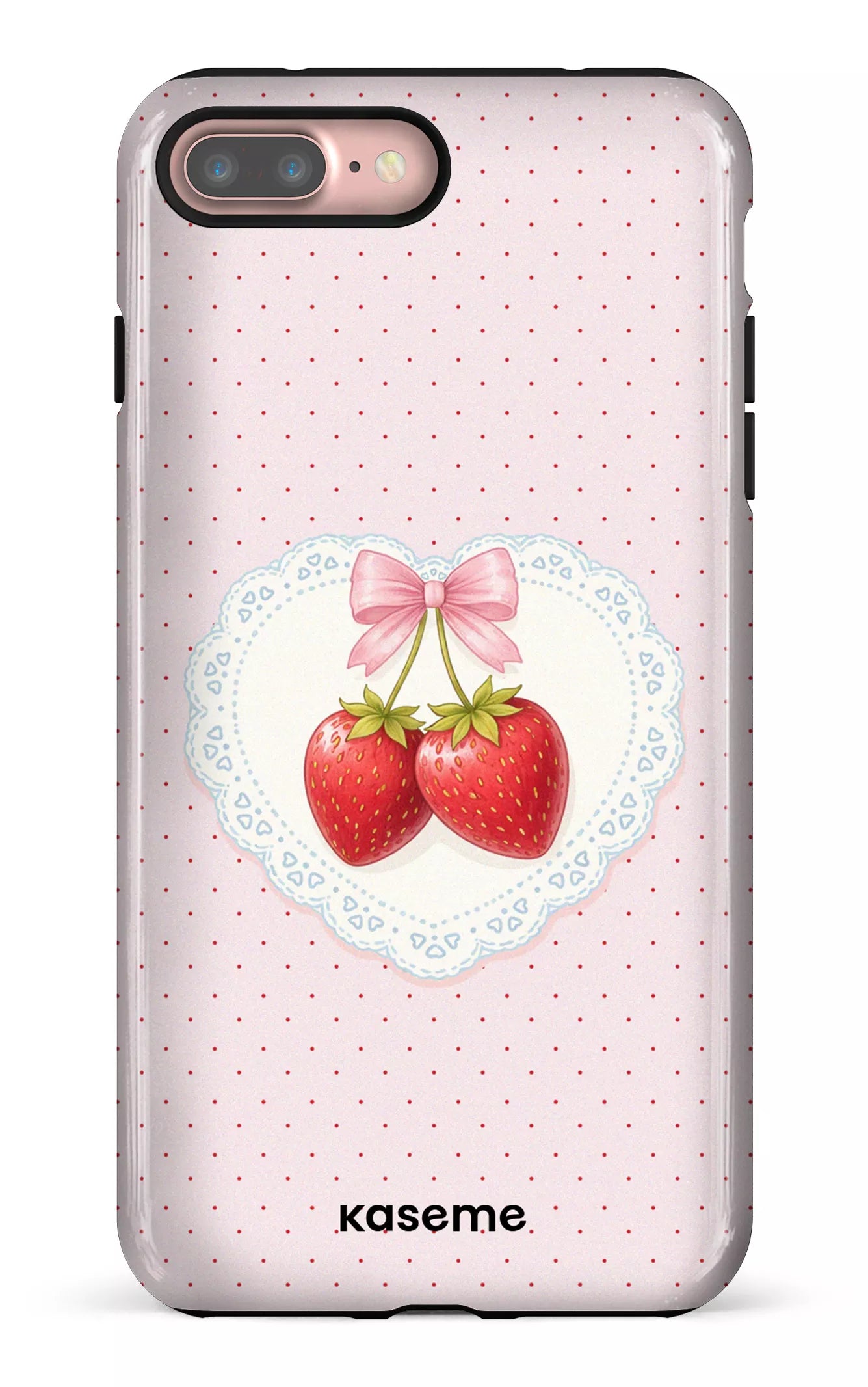 iPhone 7/8 Plus Tough Fresa Lace Pink -