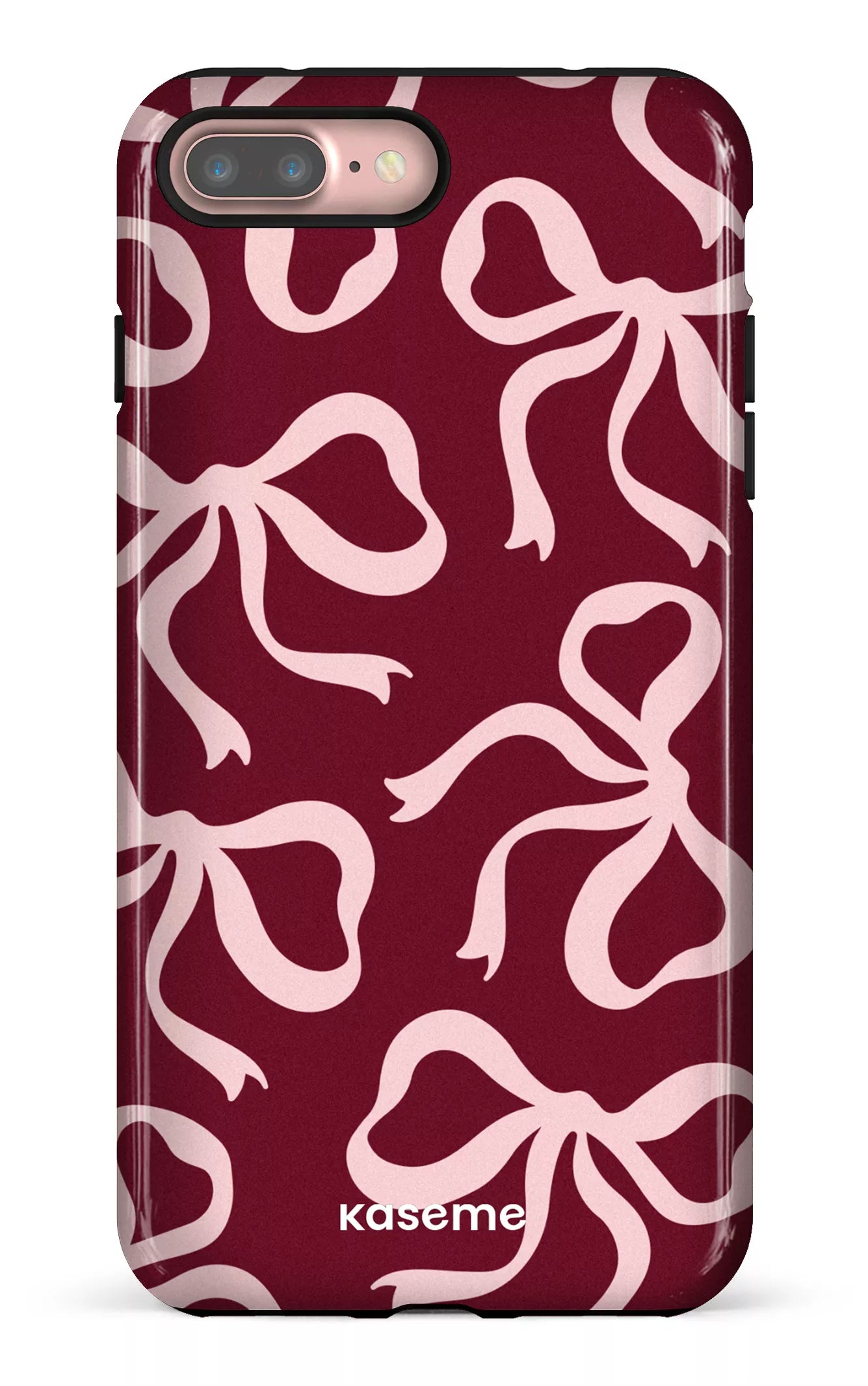 iPhone 7/8 Plus Tough Lace Burgundy & Pink -