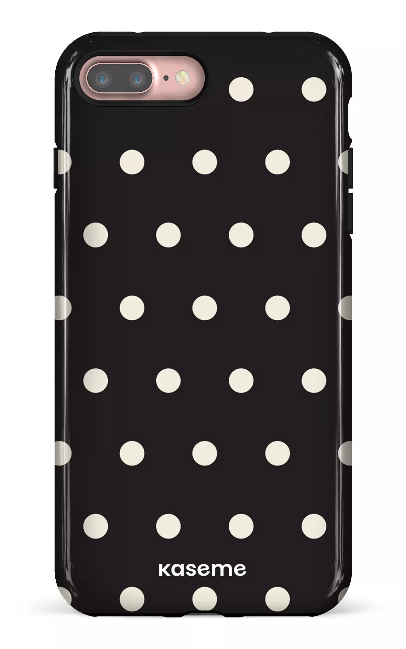 iPhone 7/8 Plus Tough Polka Black -