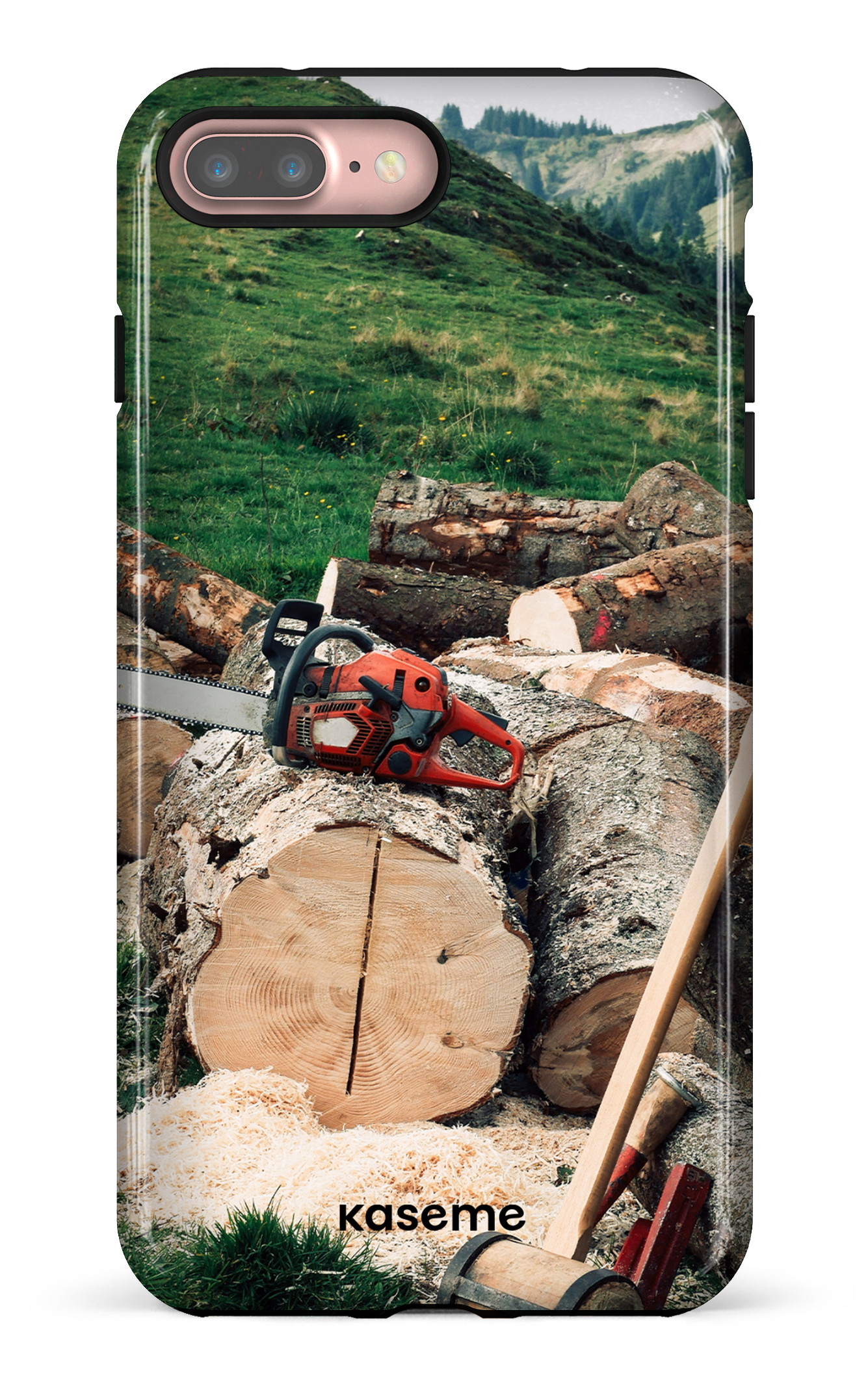 iPhone 7/8 Plus Tough Timber Cut -