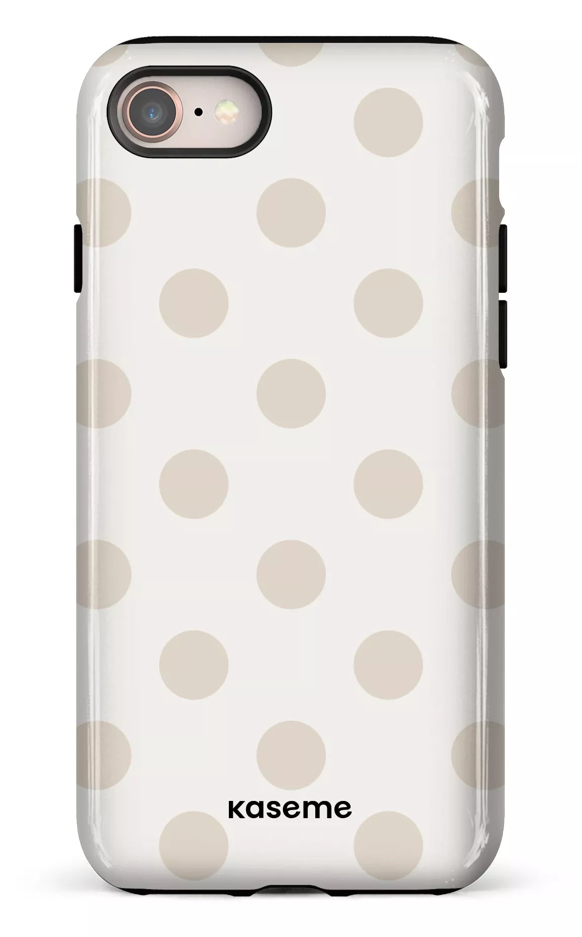 iPhone 7/8 Tough Couture Beige & White -