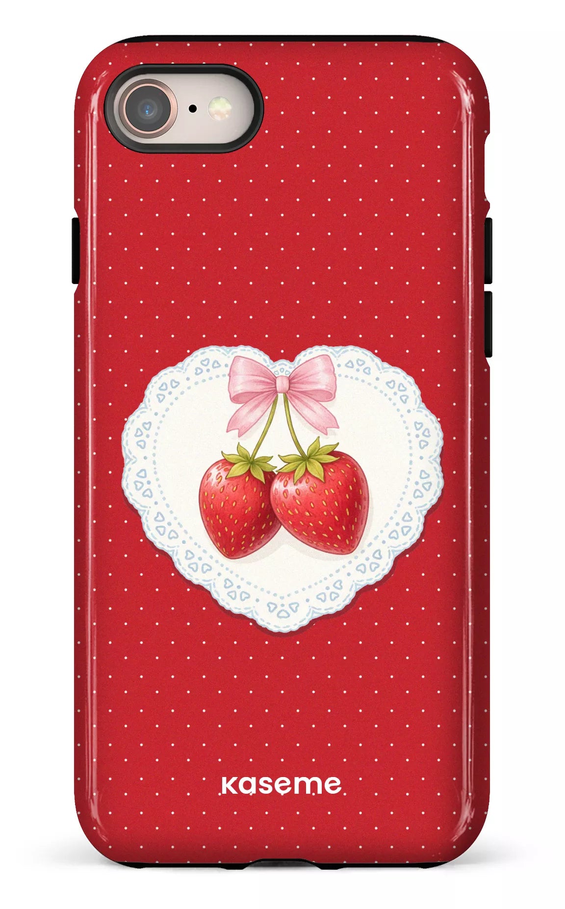 iPhone 7/8 Tough Fresa Lace Red -