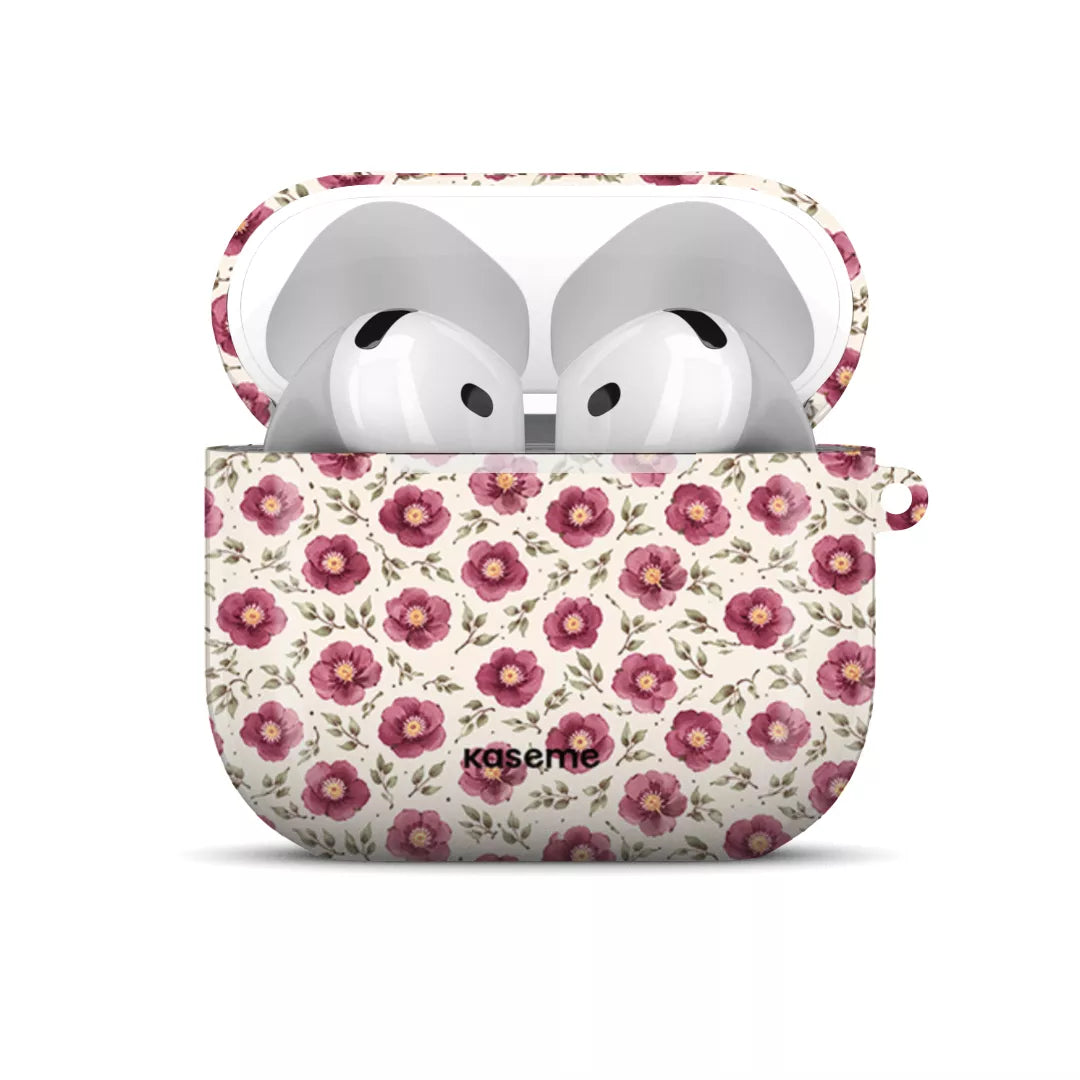 AirPods 4 Gen - Gloss Ruby Bloom AirPods Case -