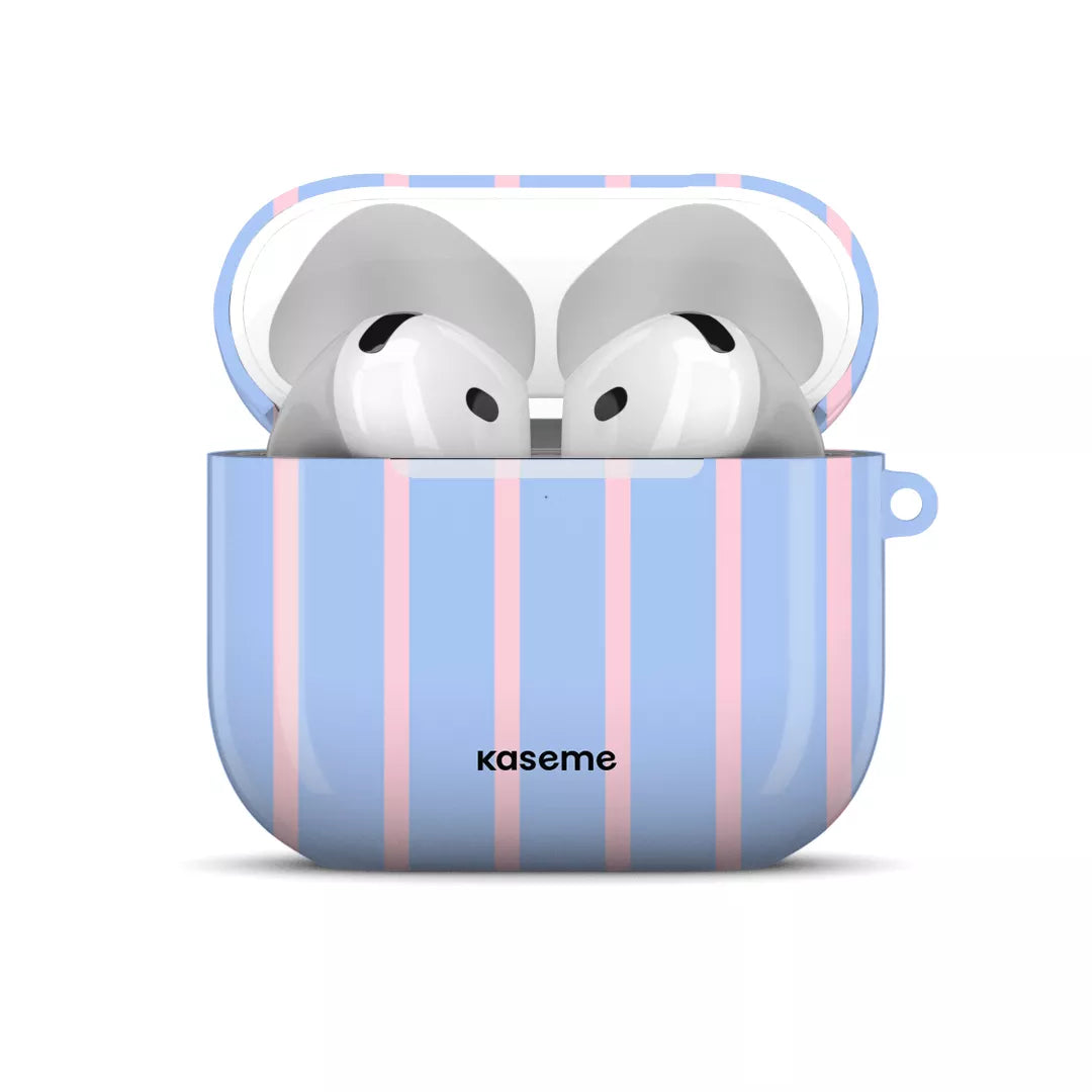 AirPods 4 Gen - Matte Dolce Striscia Blue AirPods Case -