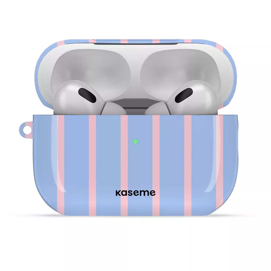 AirPods Pro 3 - Gloss Dolce Striscia Blue AirPods Case -