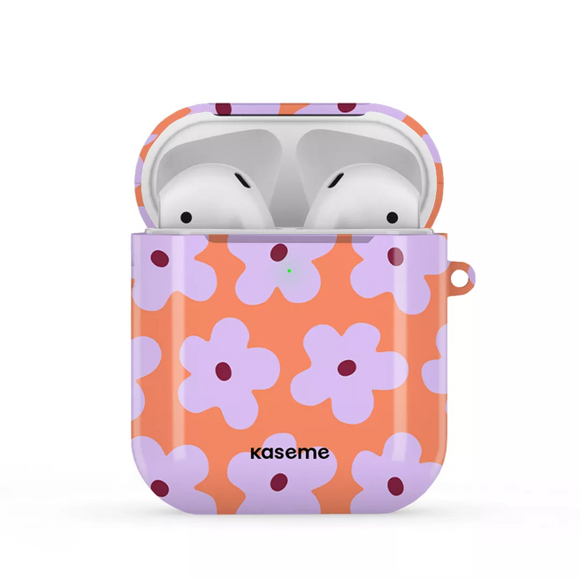 Airpod Gloss Viva la Fiori Orange AirPods Case -