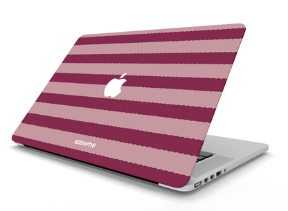 Aligned Burgundy MacBook Skin