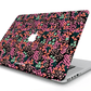 Azalea Black MacBook Skin