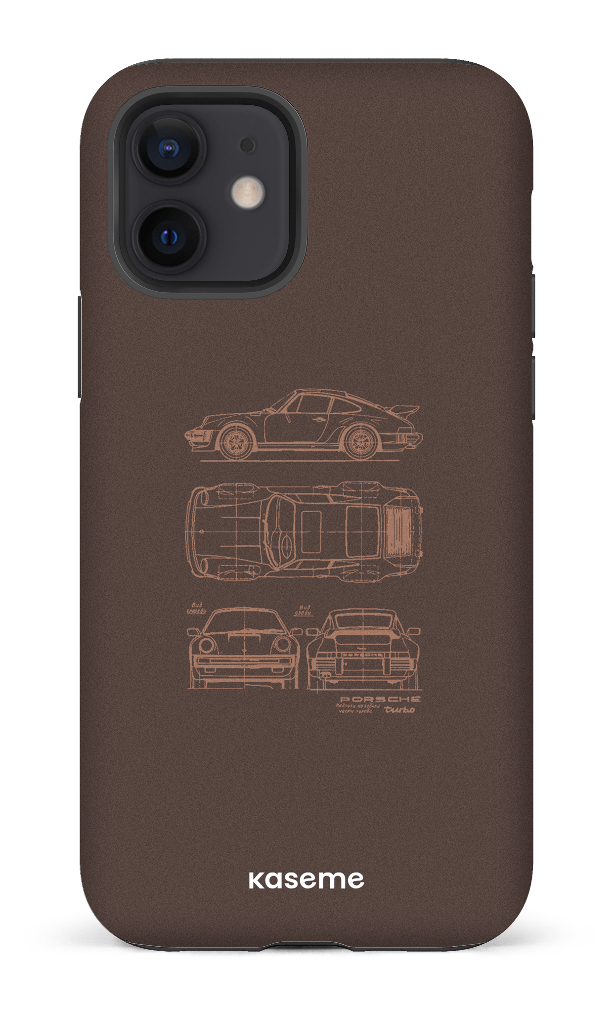Beat The Traffic Mocha - iPhone 12 Tough Matte