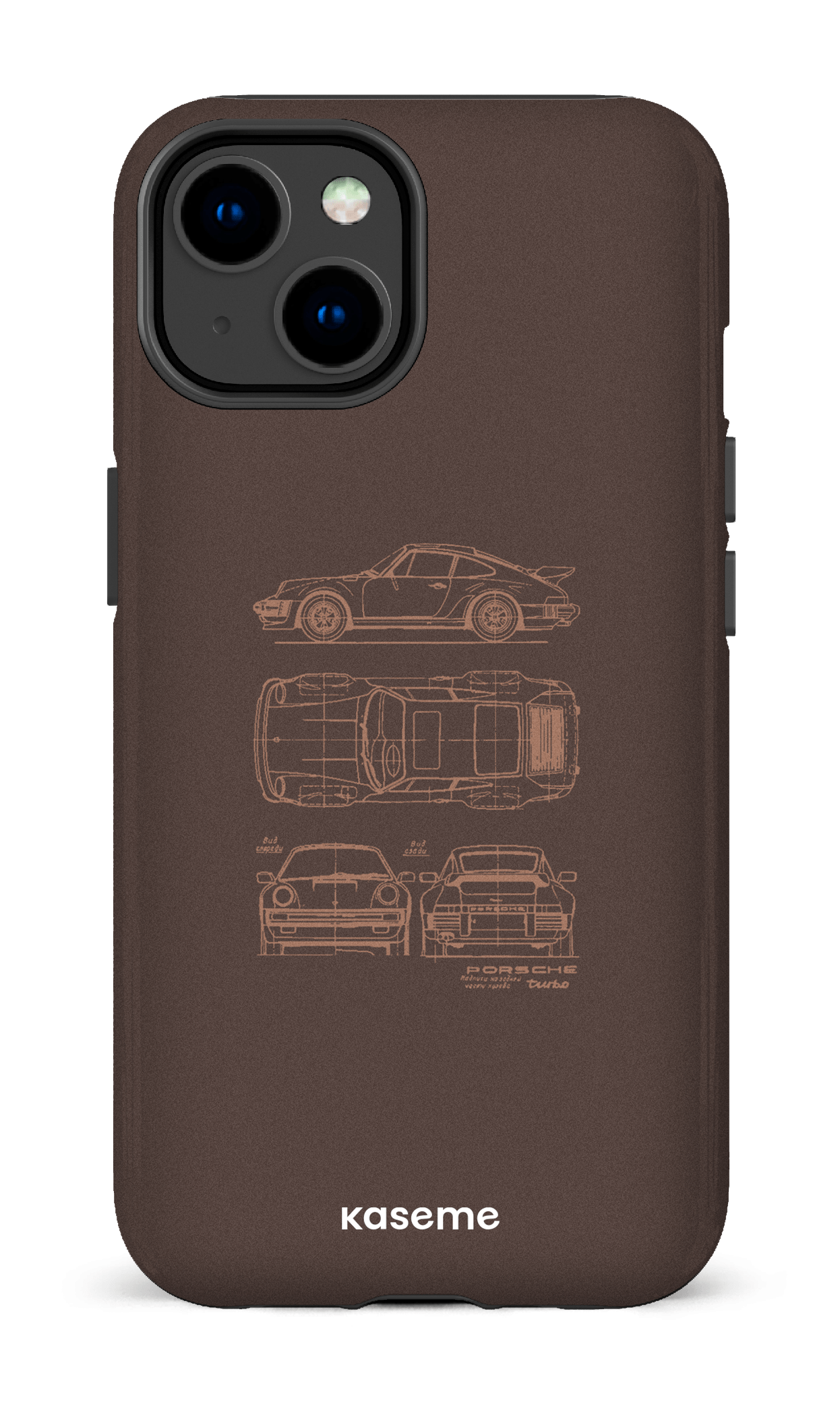 Beat The Traffic Mocha - iPhone 14 Tough Gloss