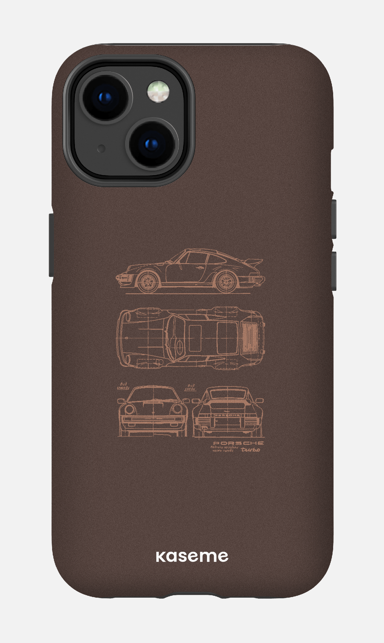 Beat The Traffic Mocha - iPhone 14 Tough Matte