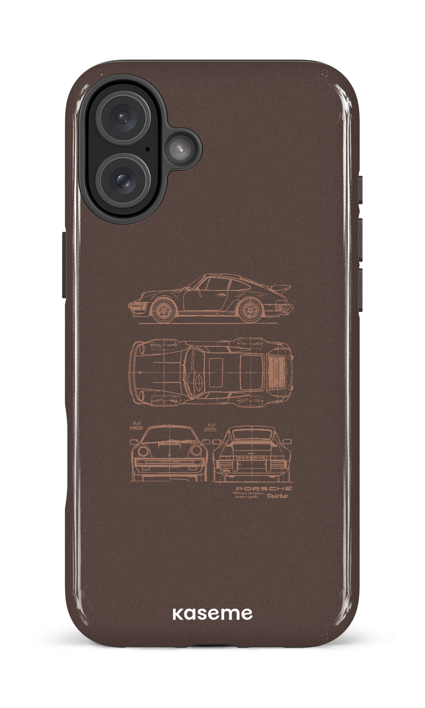 Beat The Traffic Mocha - iPhone 16 Plus Impact Case