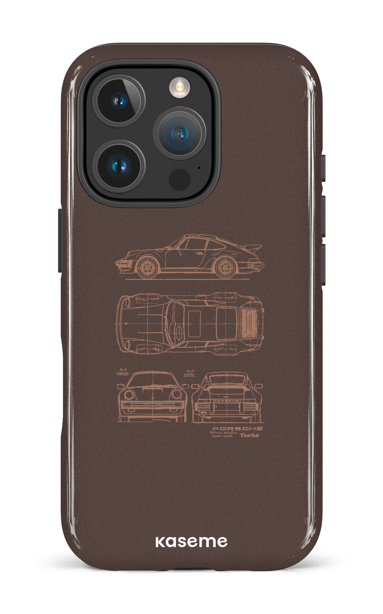 Beat The Traffic Mocha - iPhone 16 Pro Impact Case