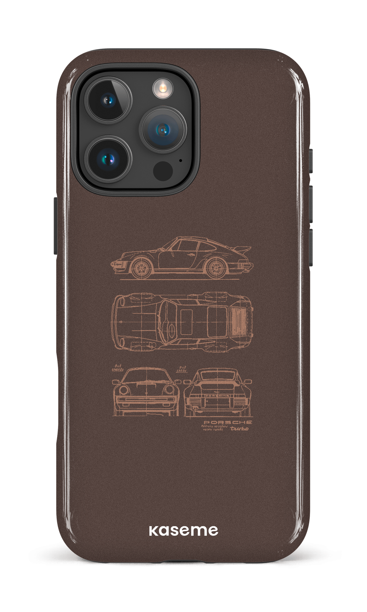 Beat The Traffic Mocha - iPhone 16 Pro Max Impact Case