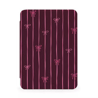 Kobo Clara Color / Black & White Baby Bow Burgundy E-Reader Case -